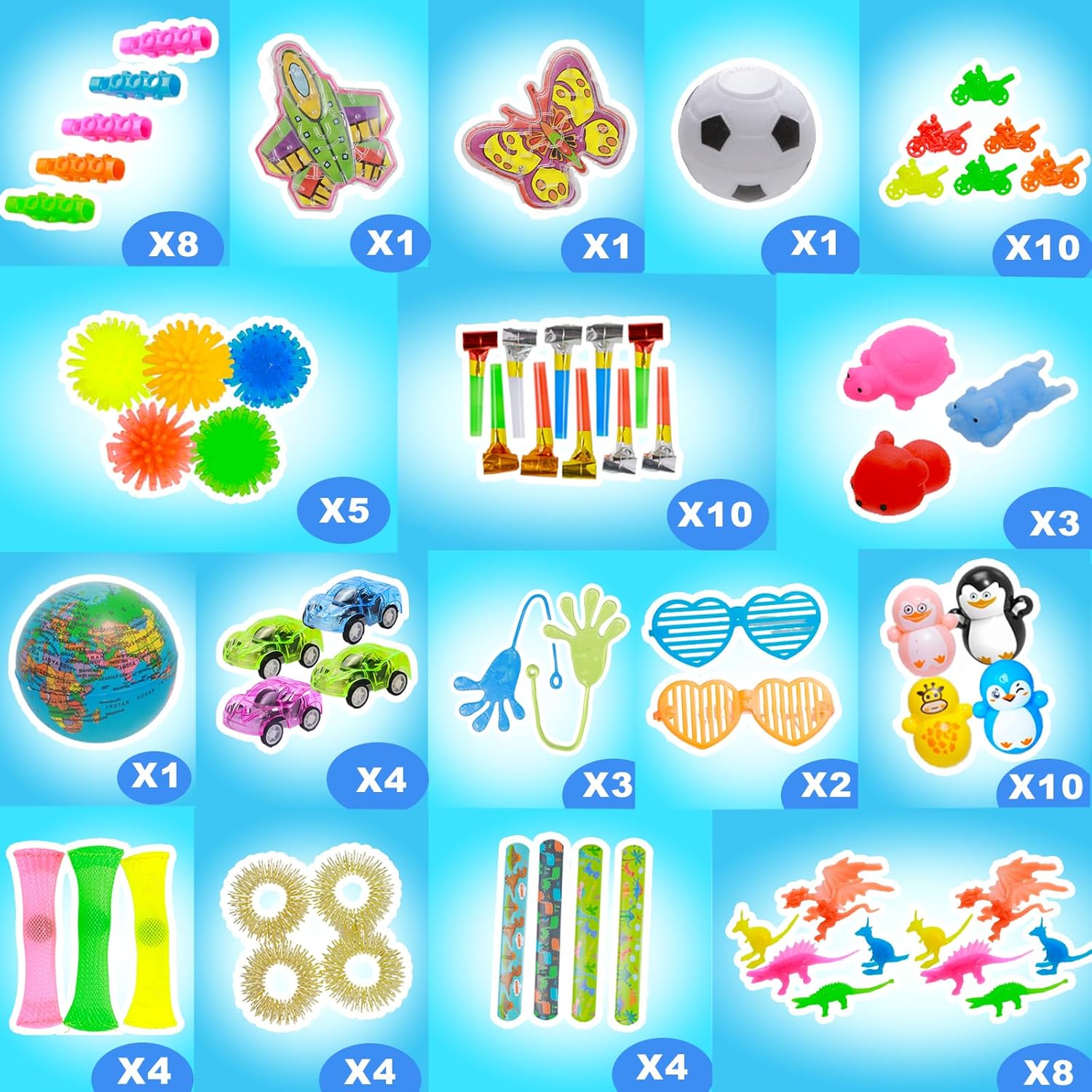 120 Pcs Fidget Toy Pack for Kids and Adults