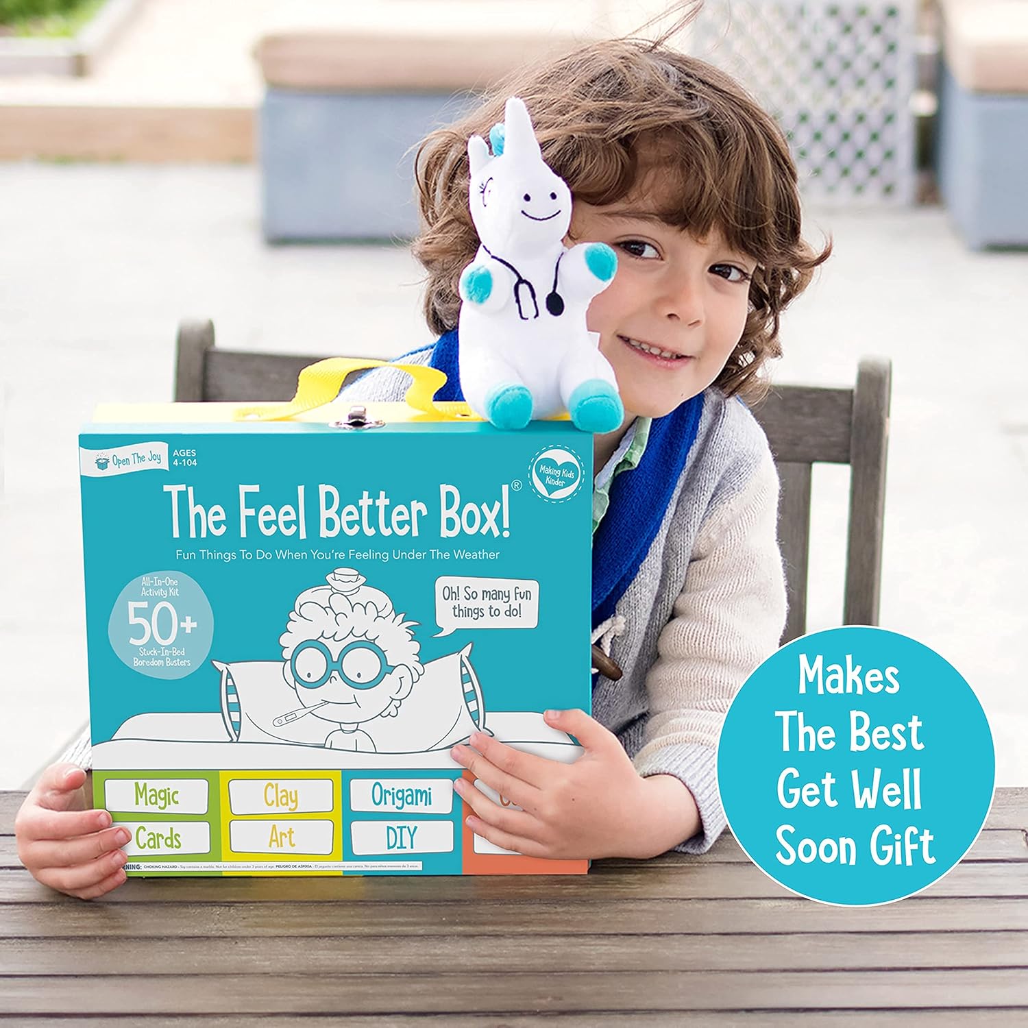 Open The Joy Feel Better Box for Kids Ages 4