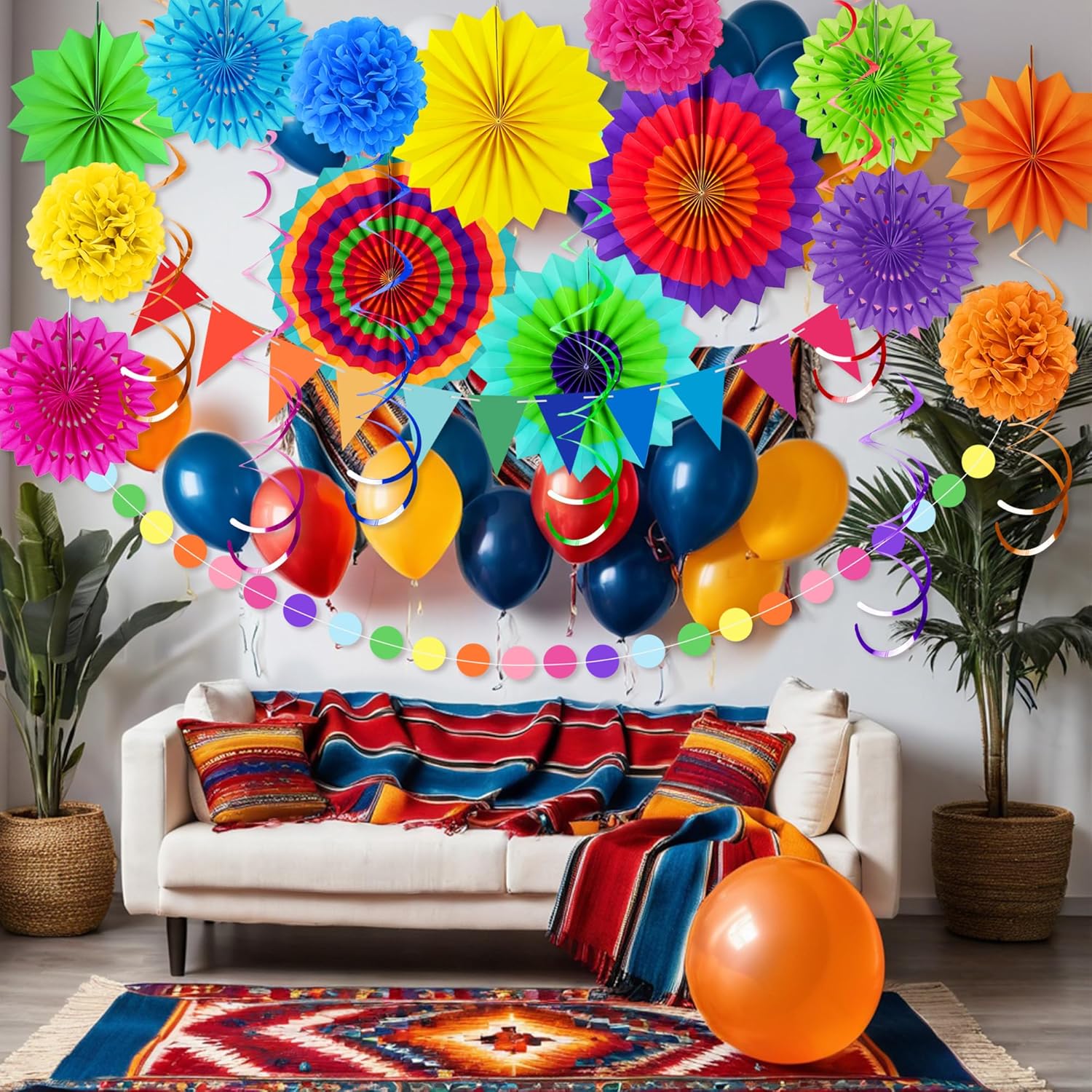 48 Piece Cinco De Mayo Fiesta Decorations