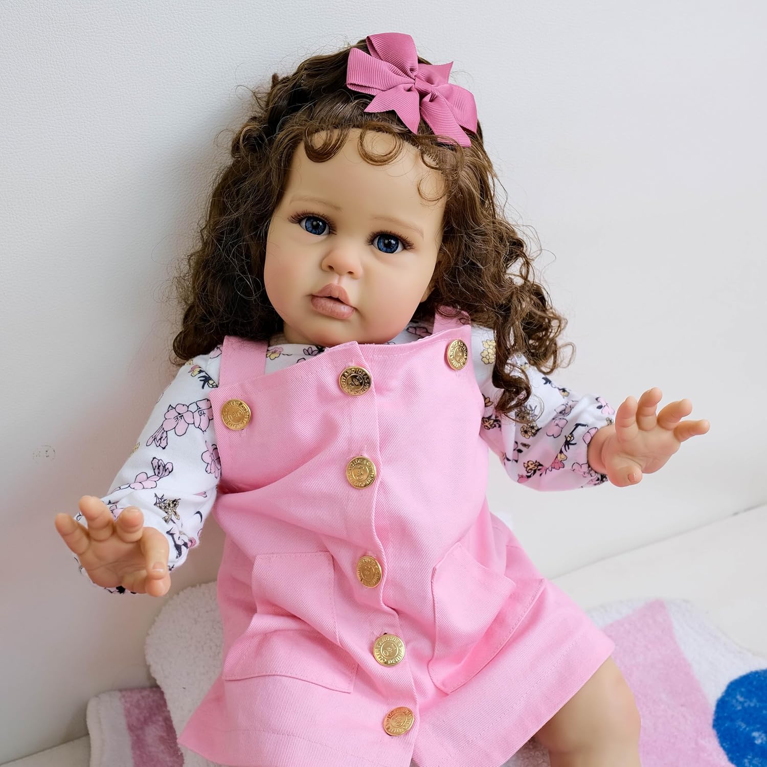 RXDOLL Realistic 24 Inch Toddler Girl Baby Doll