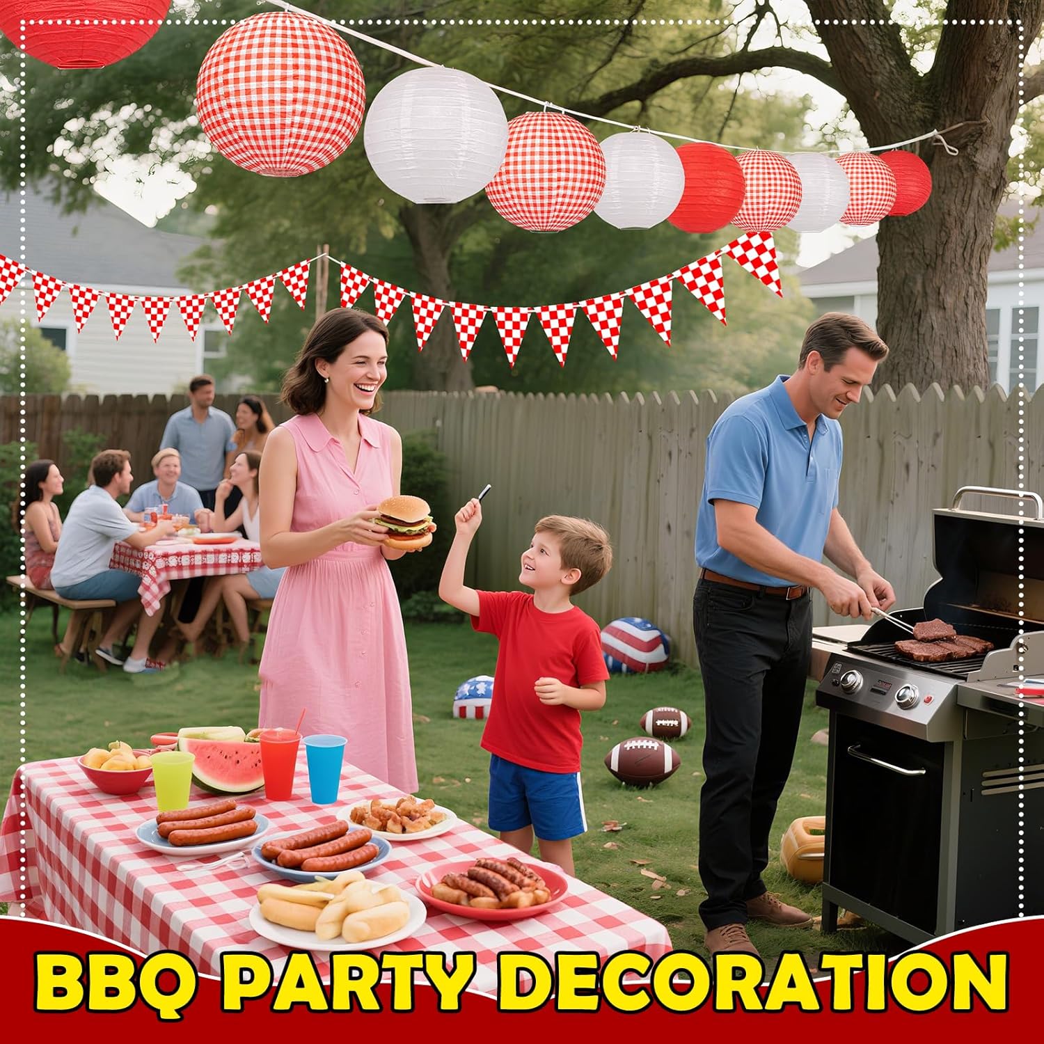 14 Pcs Picnic Party Decorations Set