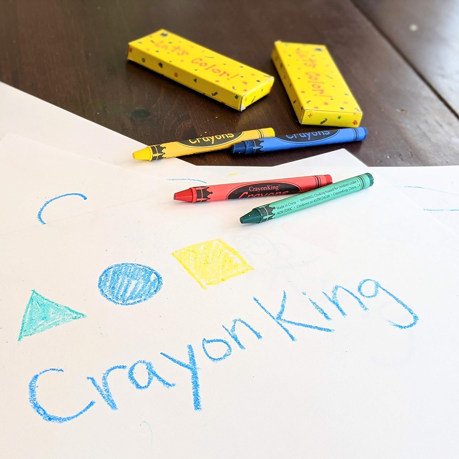 CrayonKing 150 Sets of 4-Packs Crayons Boxed