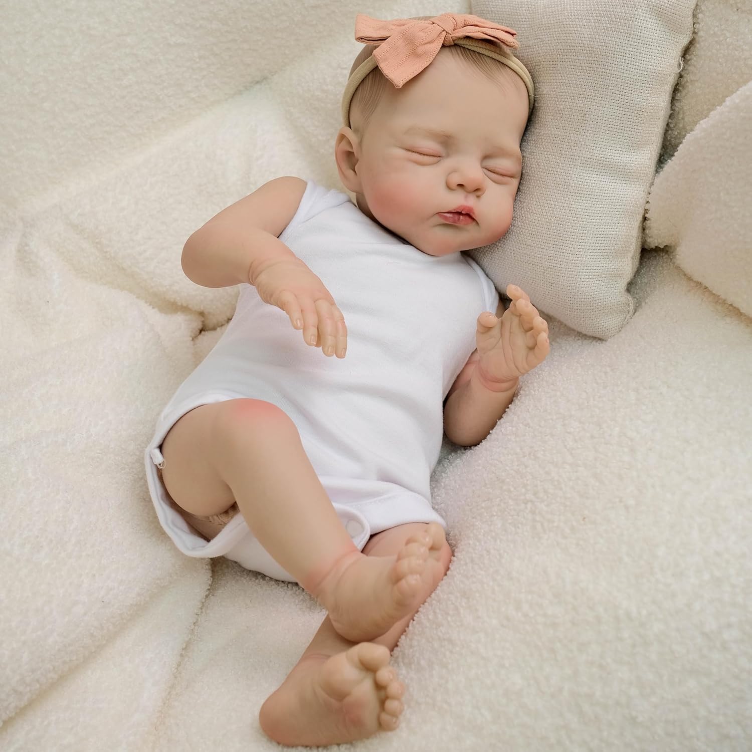 RXDOLL Realistic 18 Inch Reborn Baby Doll Girl
