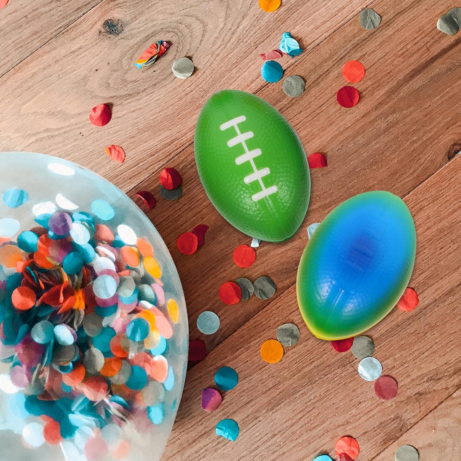 Didiseaon 6pcs Mini Rugby Football Stress Balls