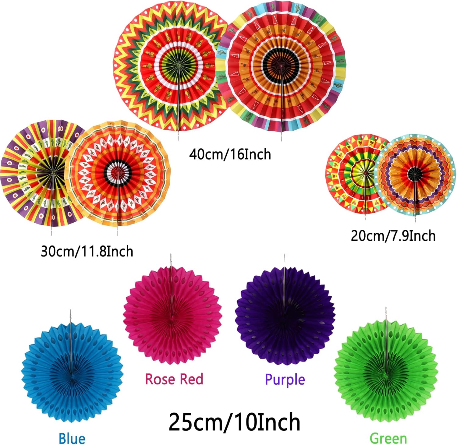Zerodeco Fiesta Mexican Party Decorations 21 Pcs