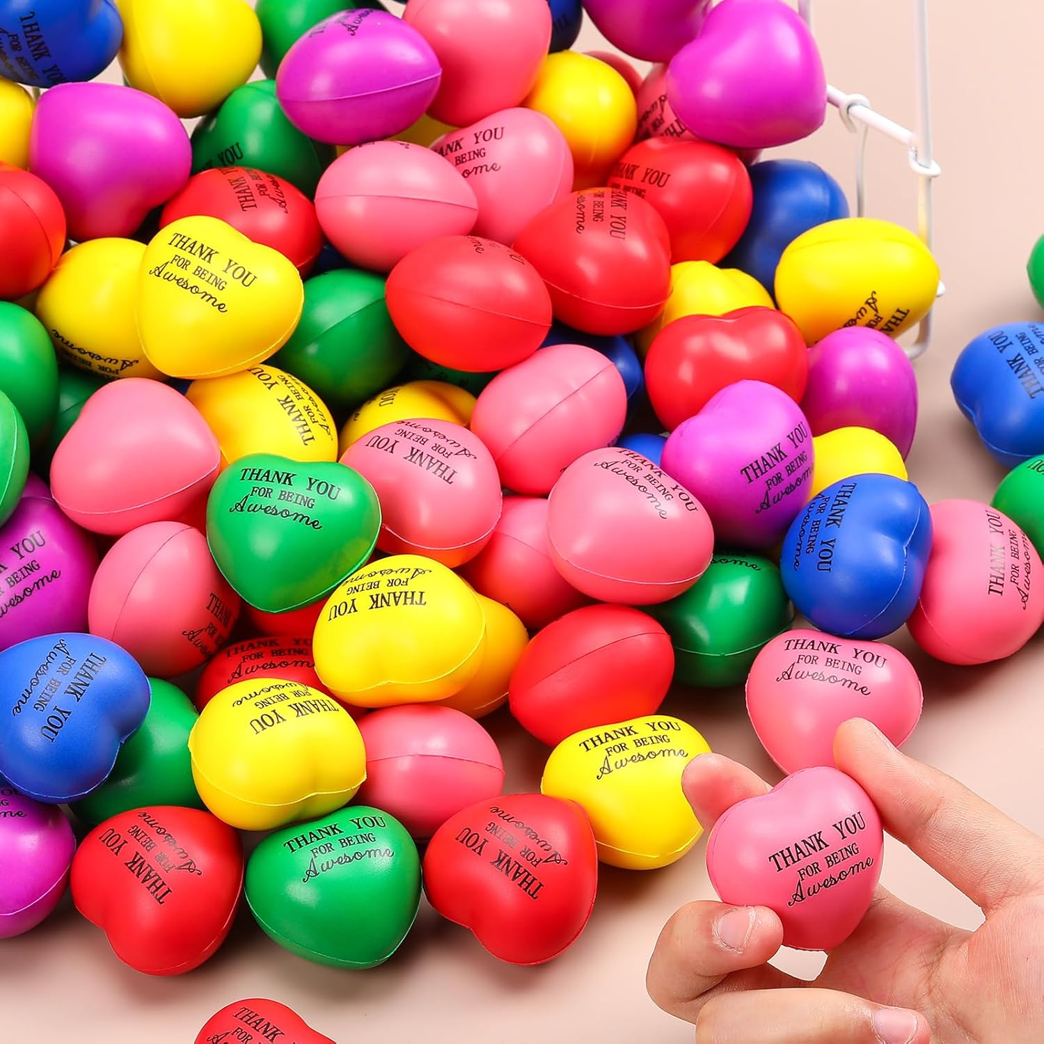 Liliful 100 Pcs Stress Balls Bulk for Graduation Party Favors