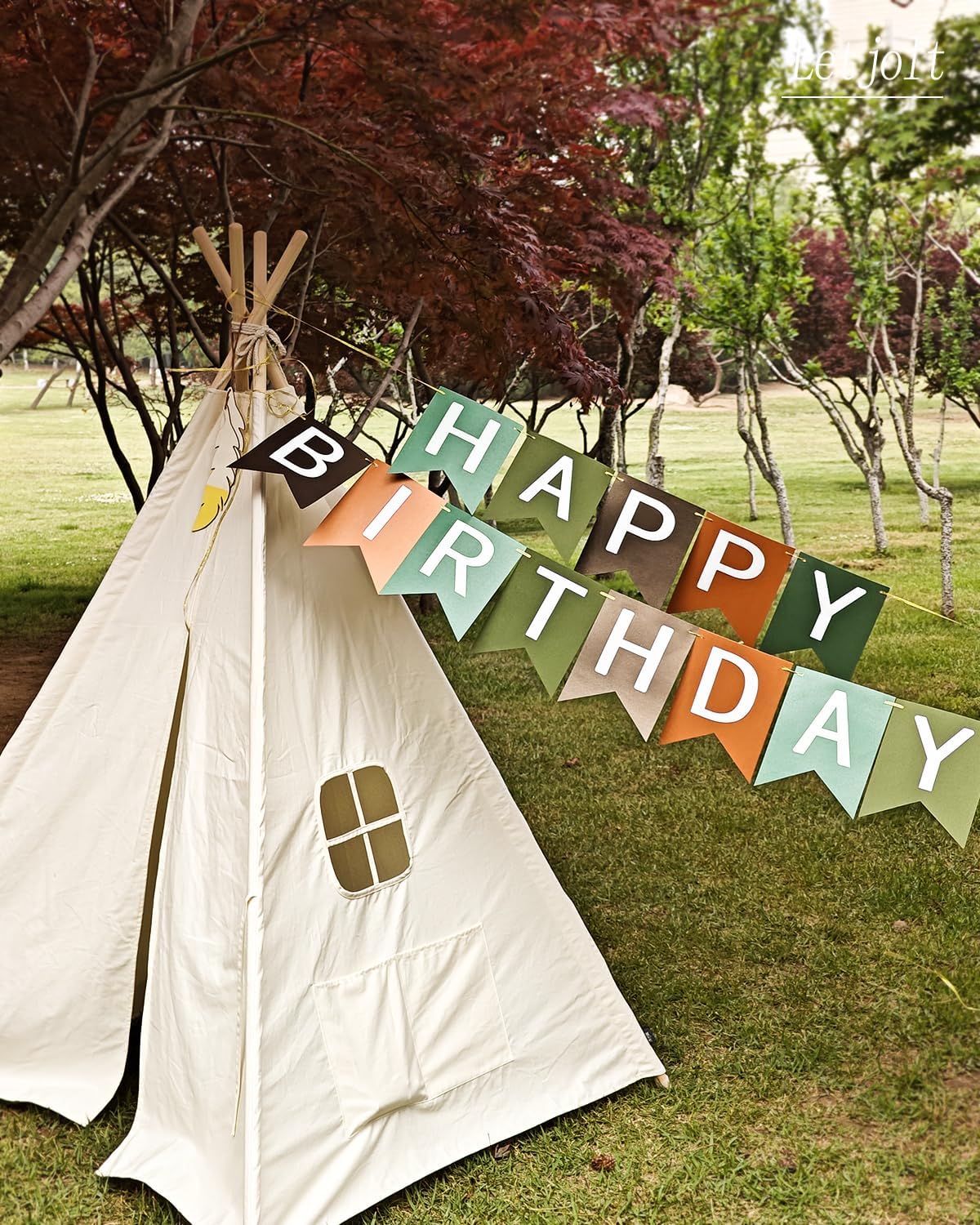 Letjolt Happy Birthday Banner Garland Decorations 13pcs