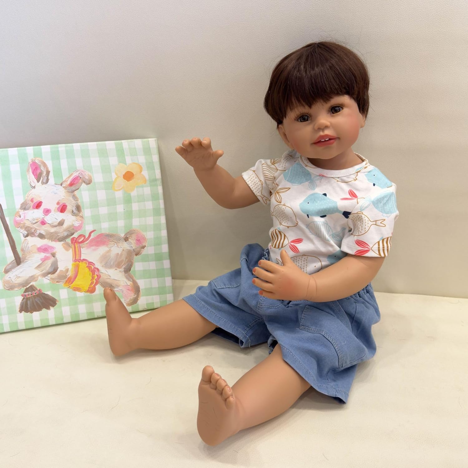 iCradle 28 Inch Realistic Toddler Reborn Doll