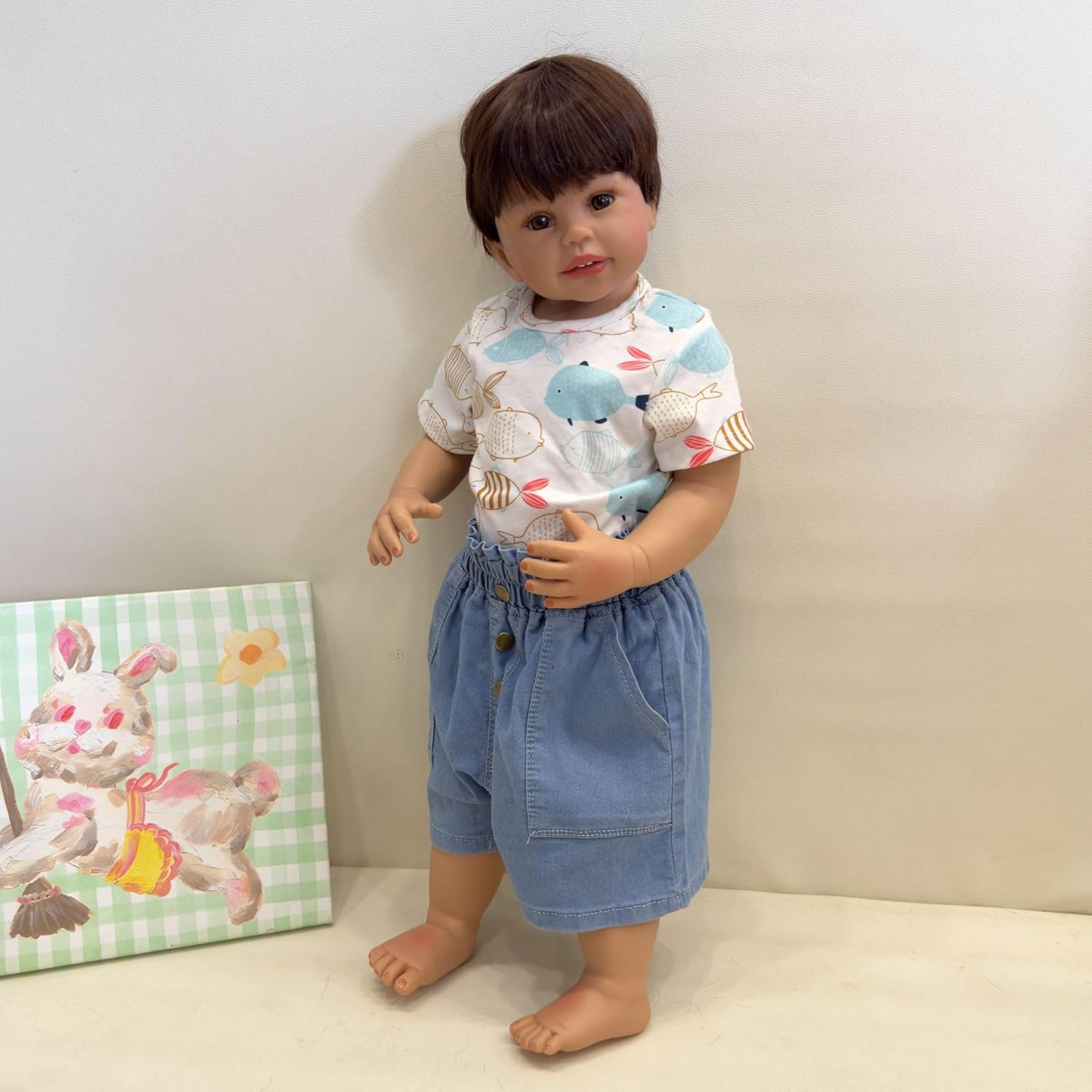 iCradle 28 Inch Realistic Toddler Reborn Doll