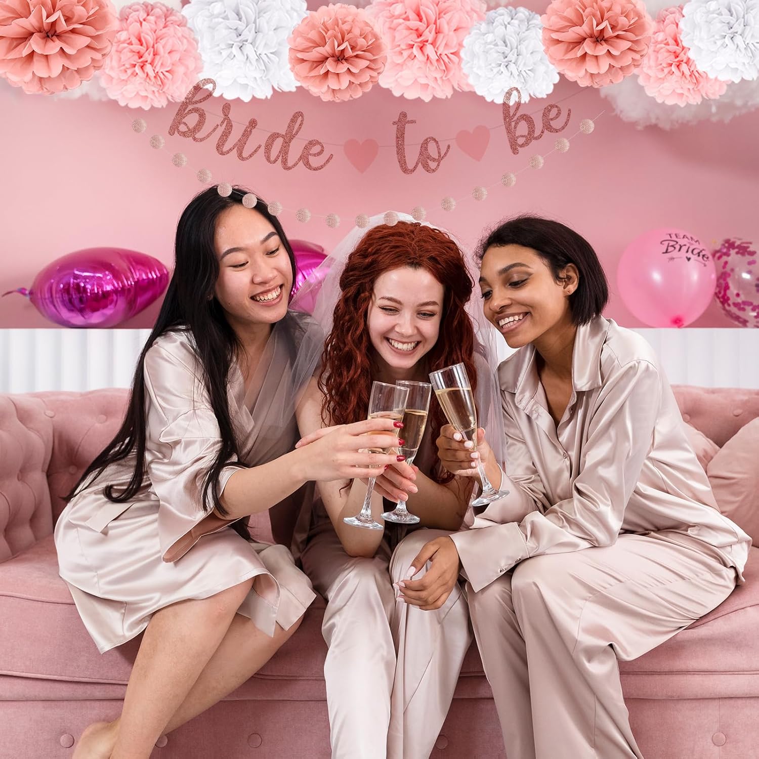 Nisocy Bachelorette Party Decor Banner Set