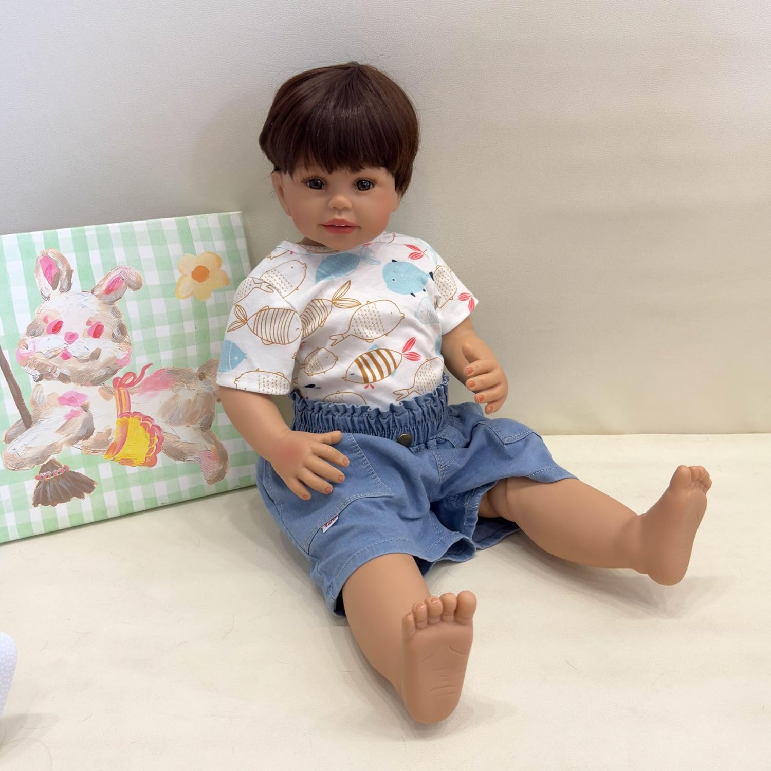iCradle 28 Inch Realistic Toddler Reborn Doll