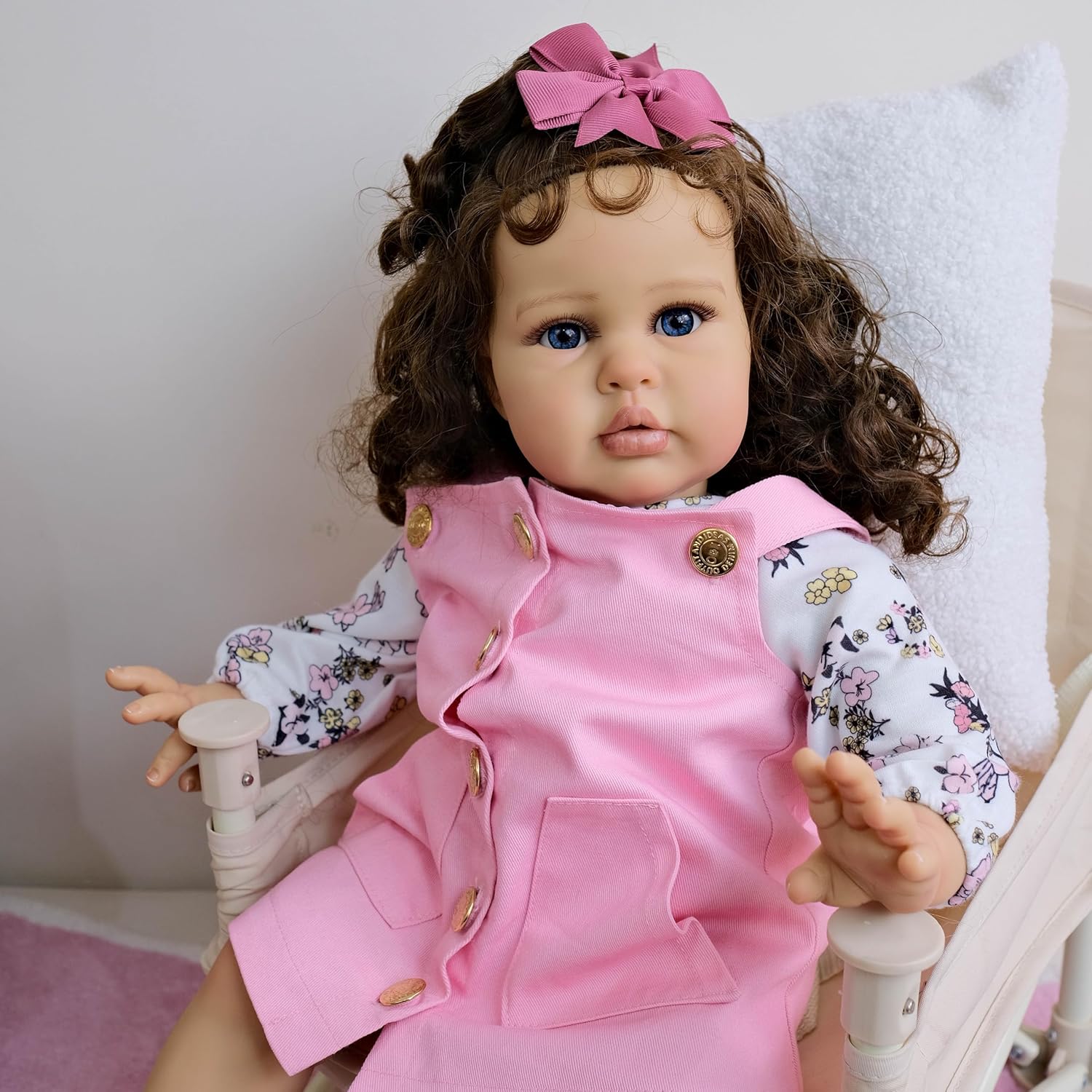 RXDOLL Realistic 24 Inch Toddler Girl Baby Doll