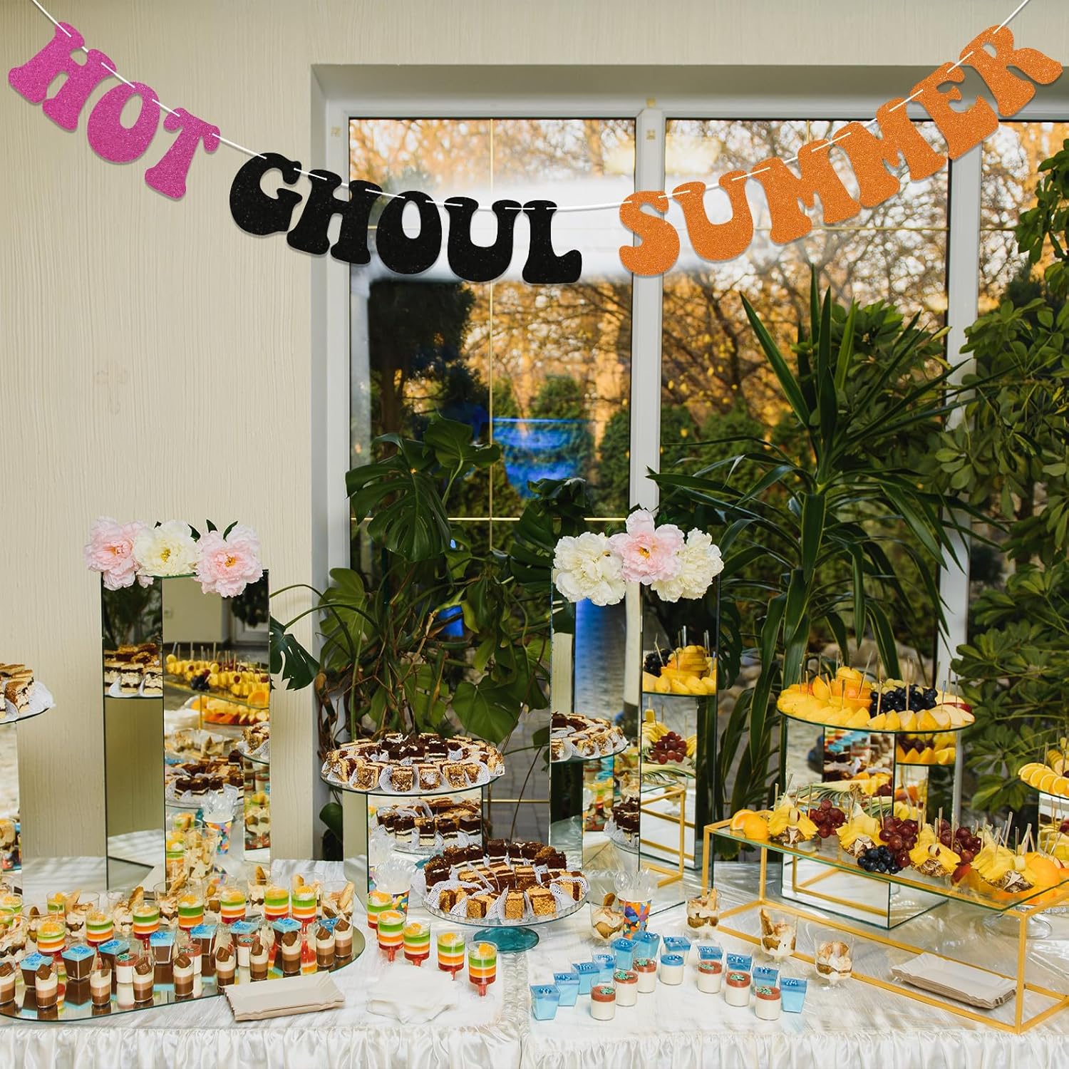 Hot Ghoul Summer Halloween Party Banners