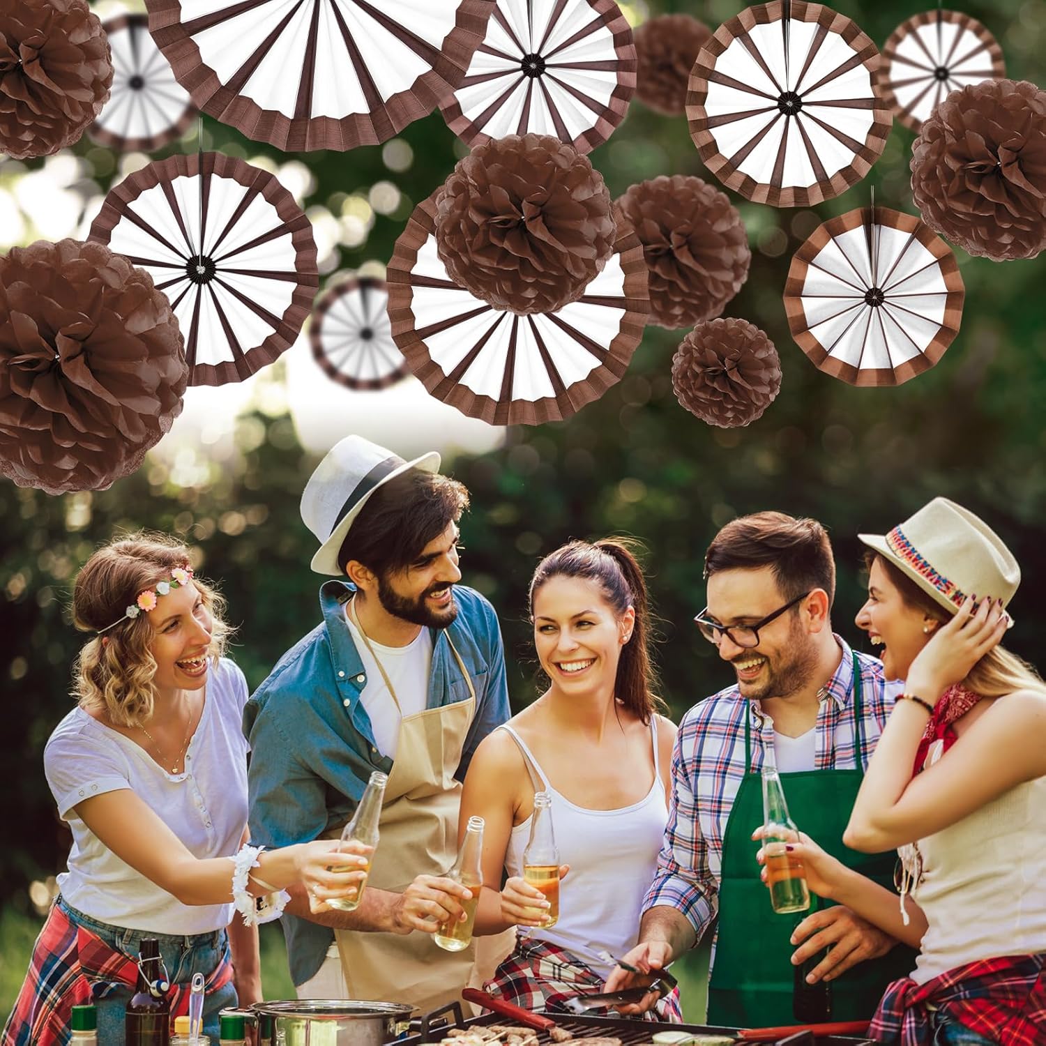 Outus Western Party Decorations 21 Pcs Set