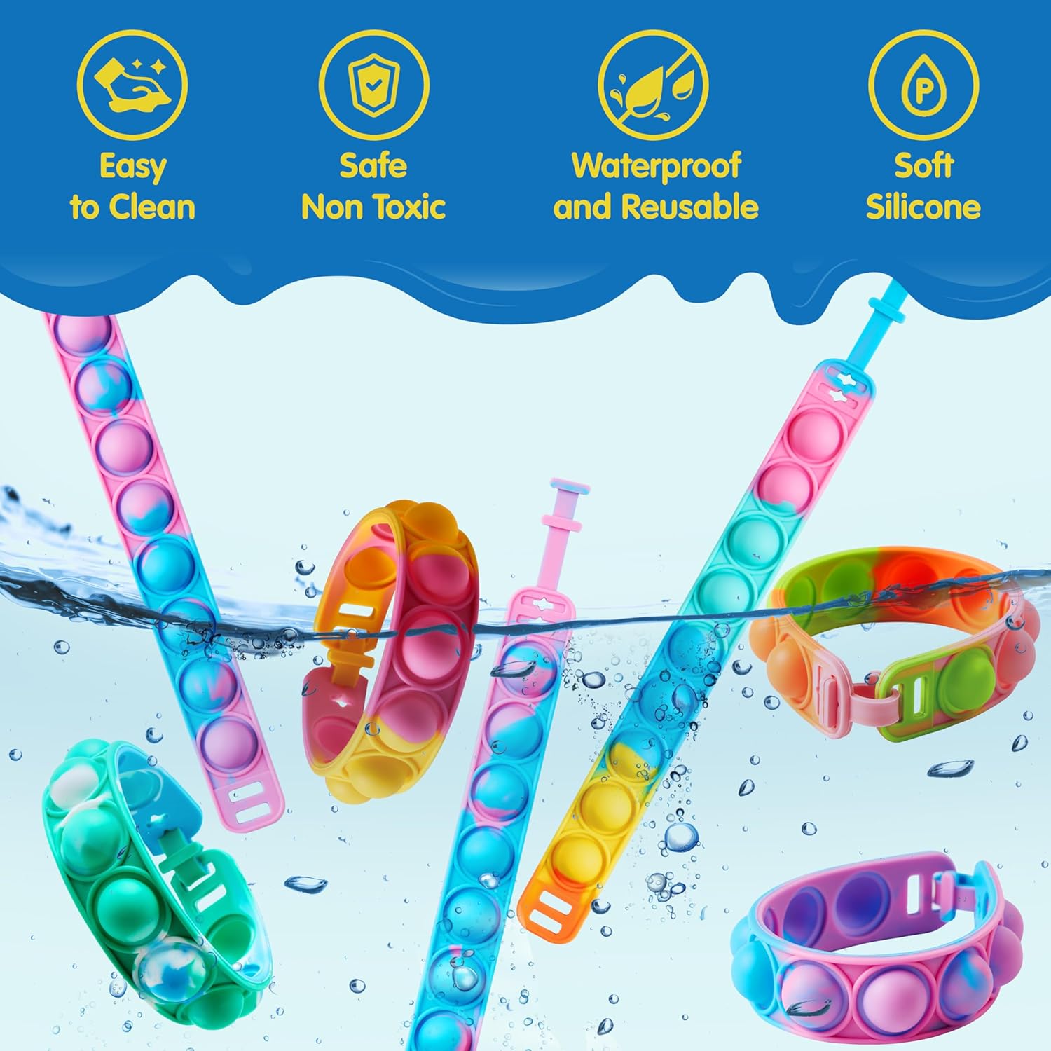 JOYIN Pop Fidget Toys 25 Pack for Kids and Adults