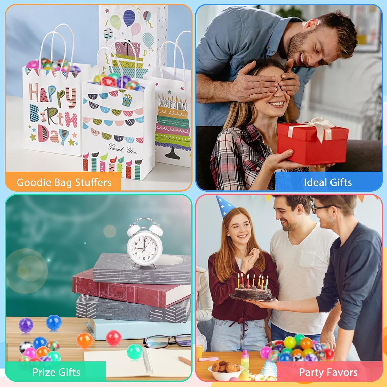 54 Pack Stress Balls Squishy Fidget for Adults