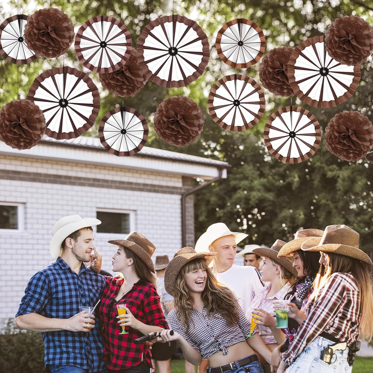 Outus Western Party Decorations 21 Pcs Set