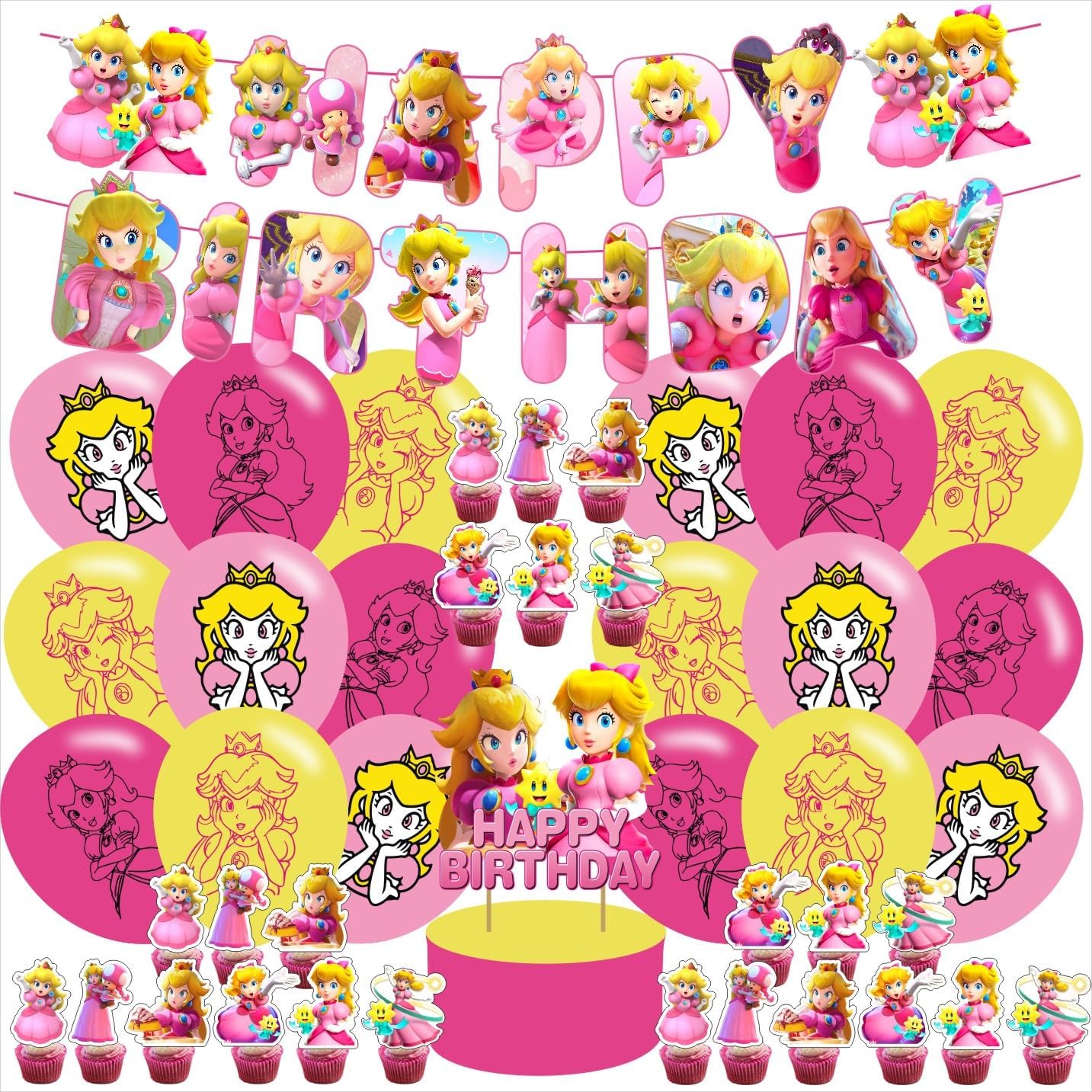 Karg Princess Birthday Party Supplies Set