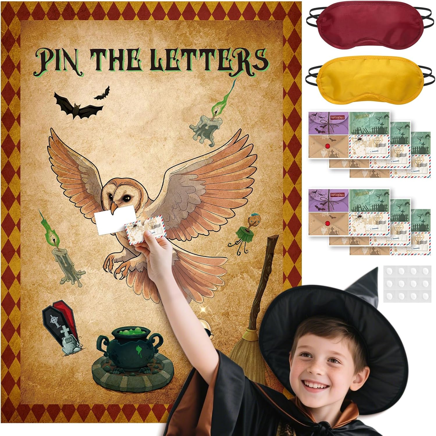 FZR Legend Magical Wizard Owls Decorations Party Set