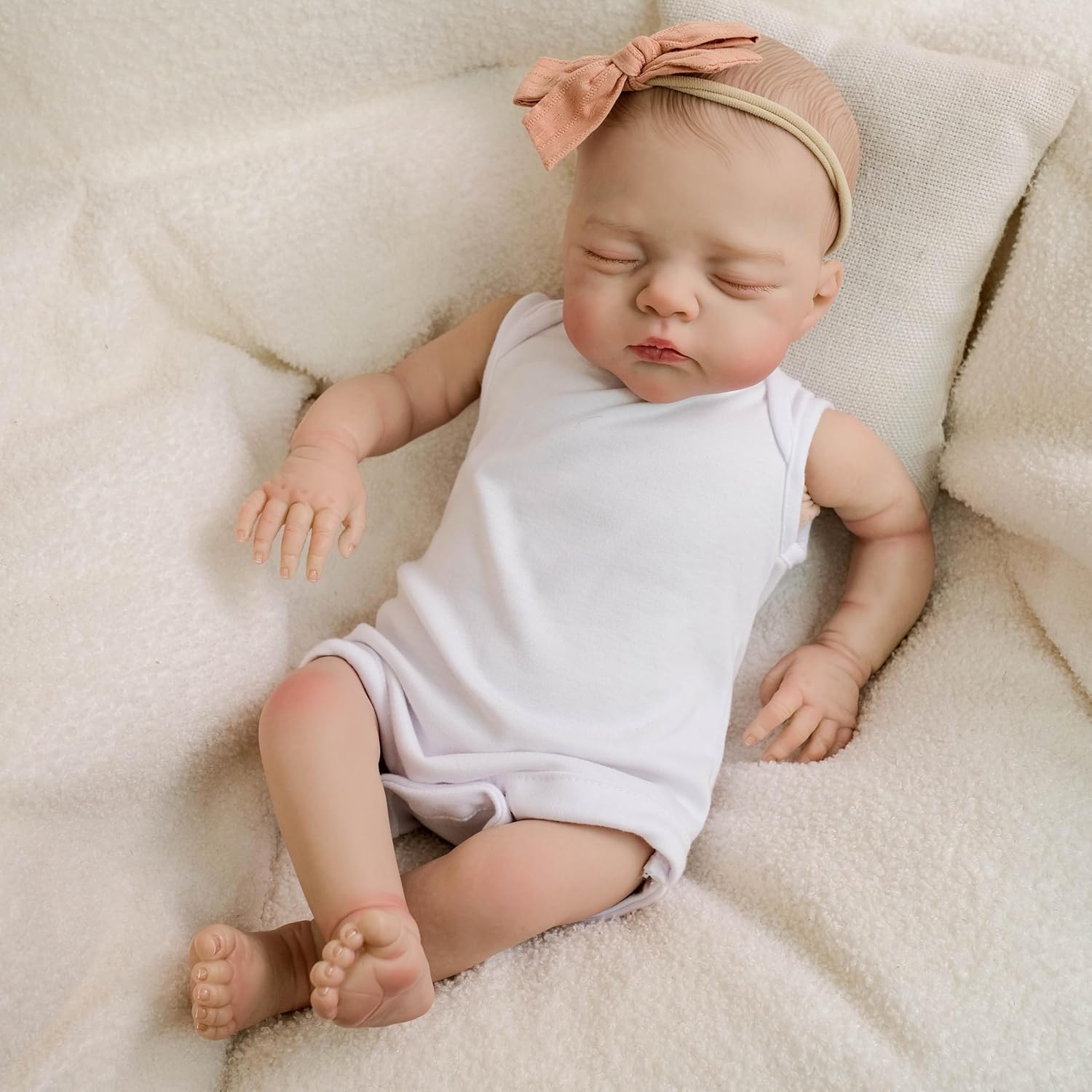 RXDOLL Realistic 18 Inch Reborn Baby Doll Girl