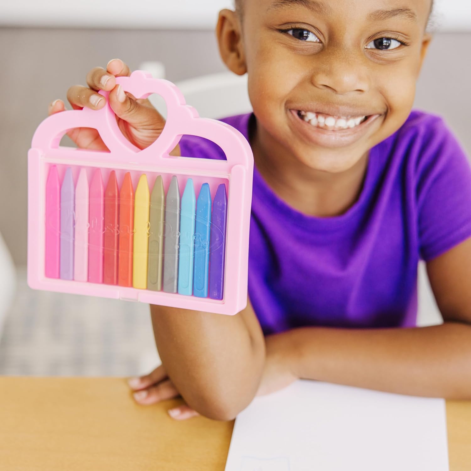 Melissa Doug Princess Crayon Set 12 Colors