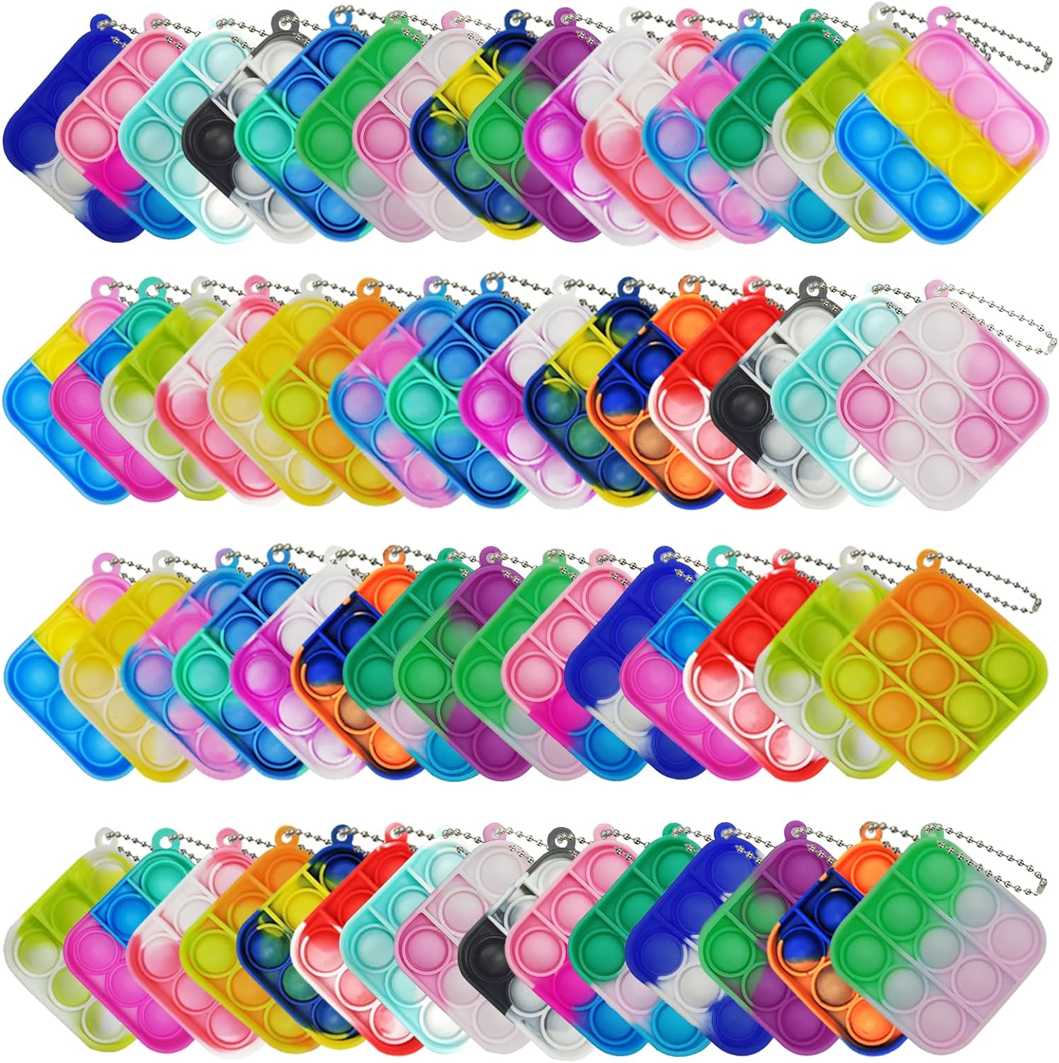 120 Pcs Mini Pop Bubble Fidget Toys for Kids and Students