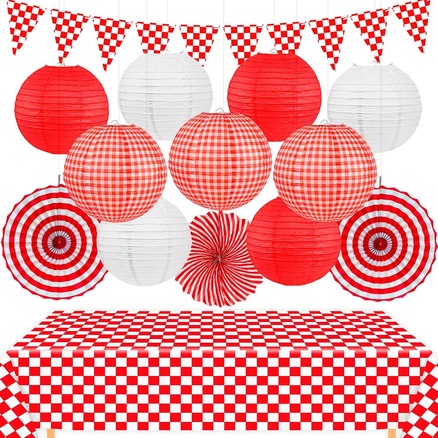 14 Pcs Picnic Party Decorations Set