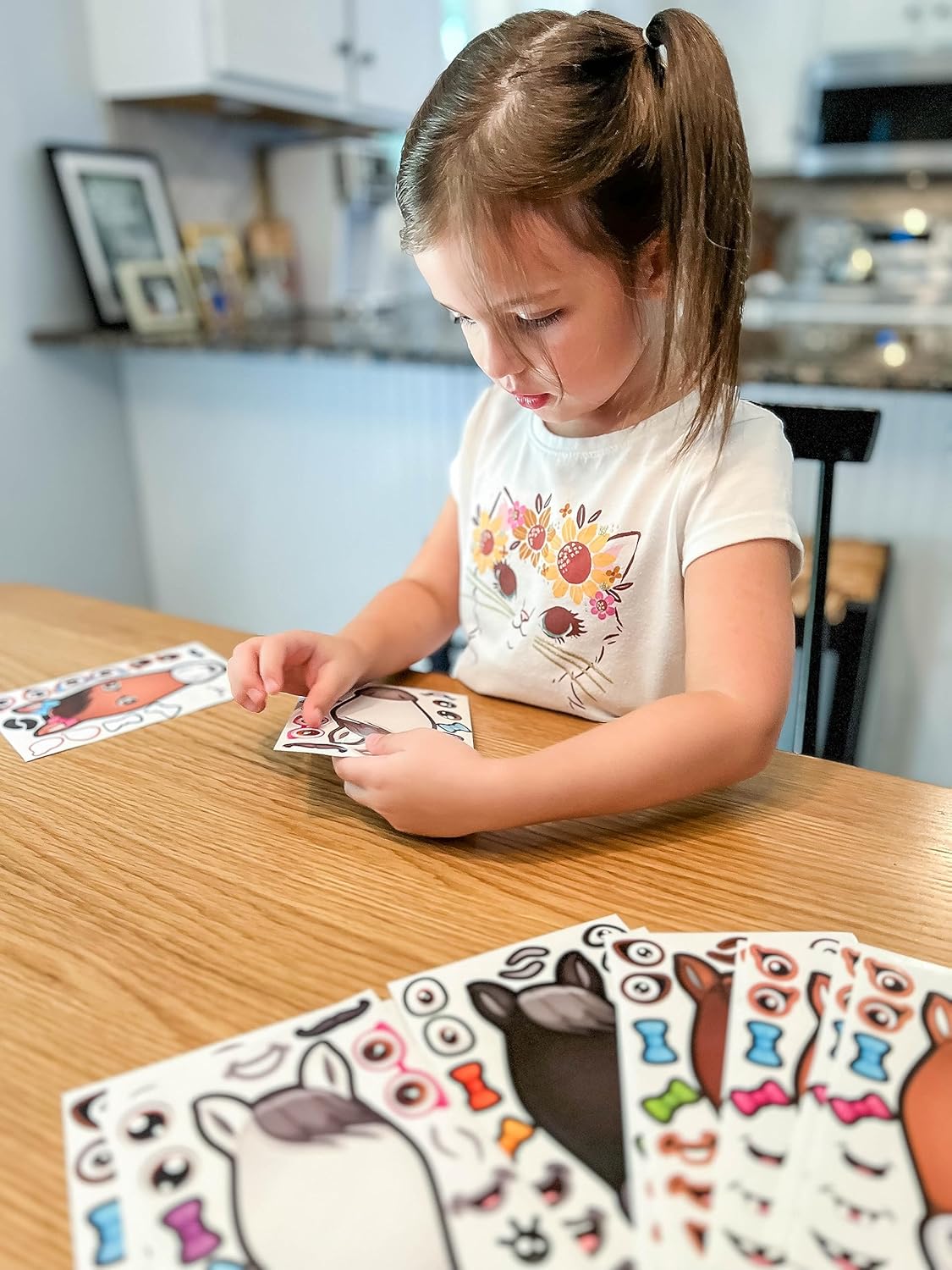 24 Make A Horse Sticker Sheets Fun Craft Activity for Kids