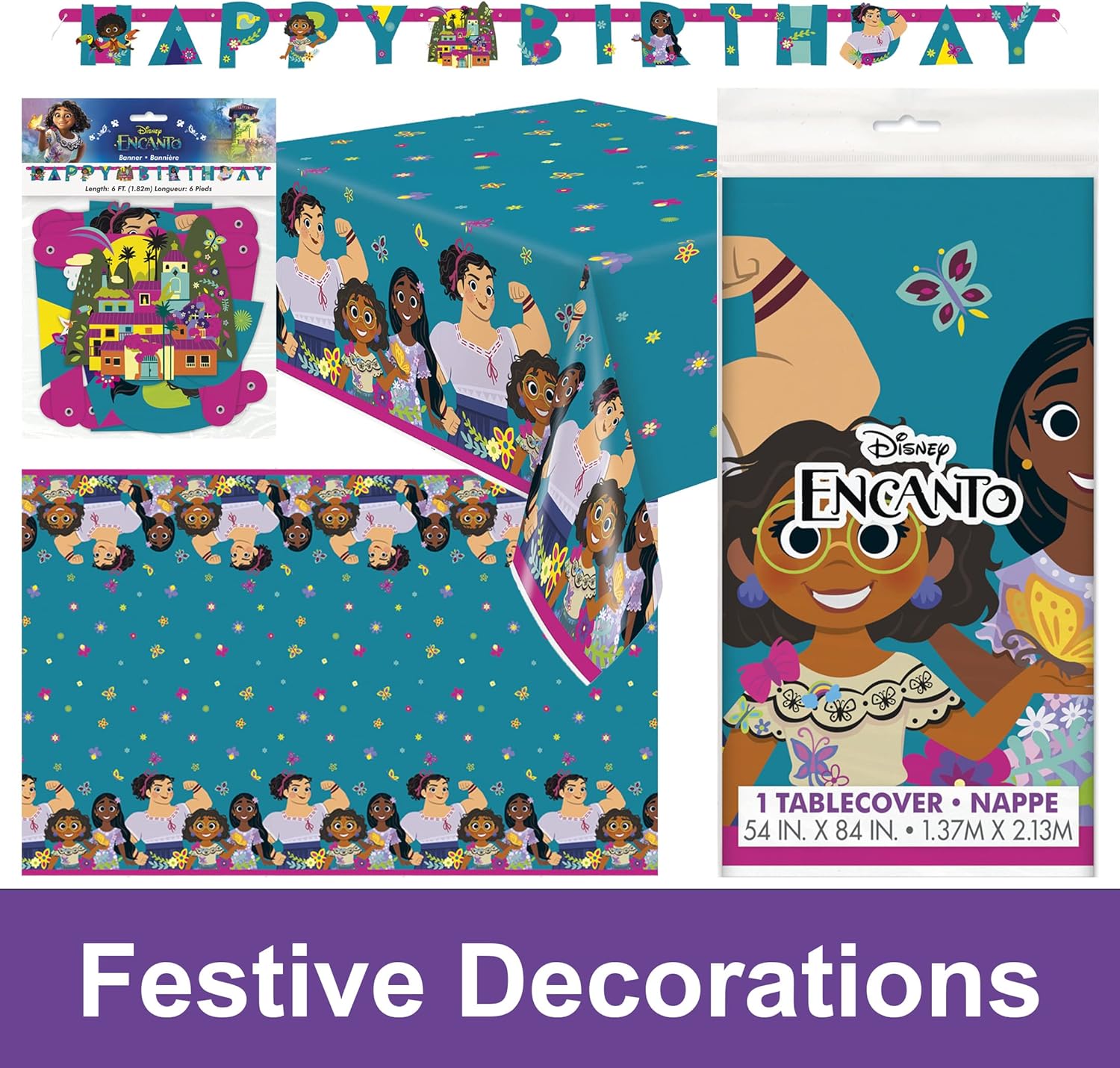 Encanto Themed Birthday Party Supplies for 16 Kids