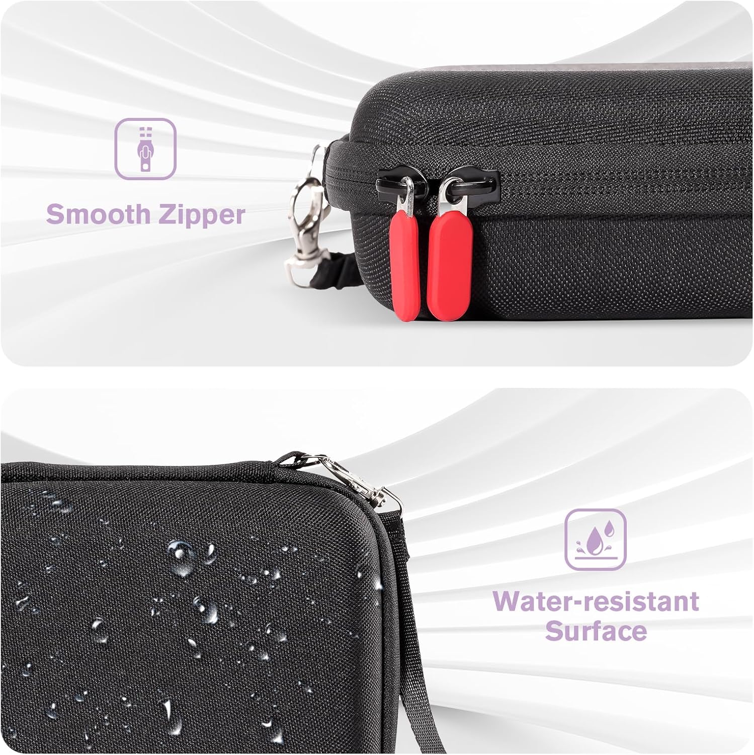 ProCase Hard Card Game Carrying Case - Black