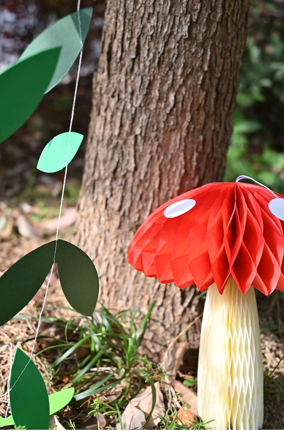 Mushroom and Flower Party Decor Set