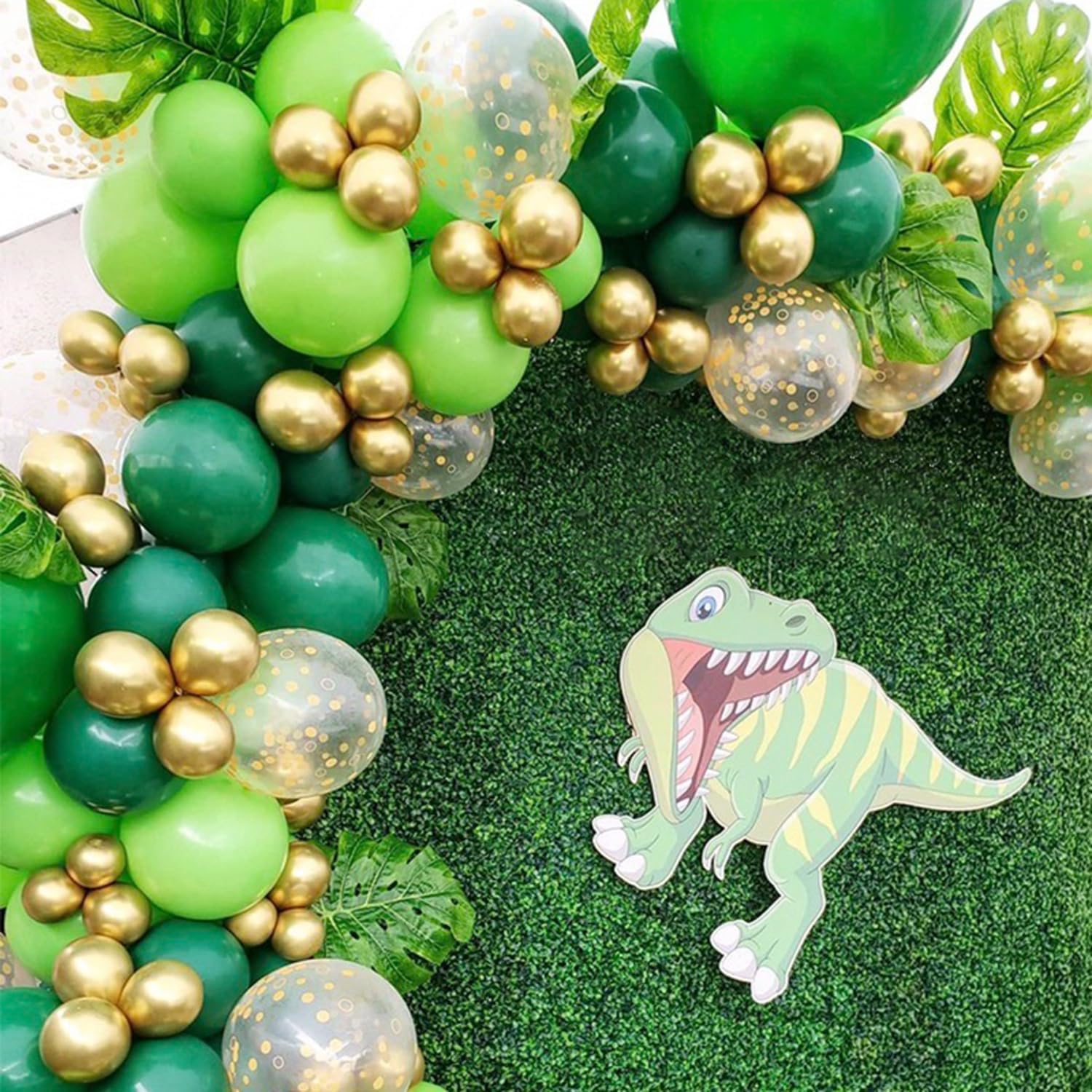 Zesliwy 100pc 12 Inch Green Latex Balloons Set
