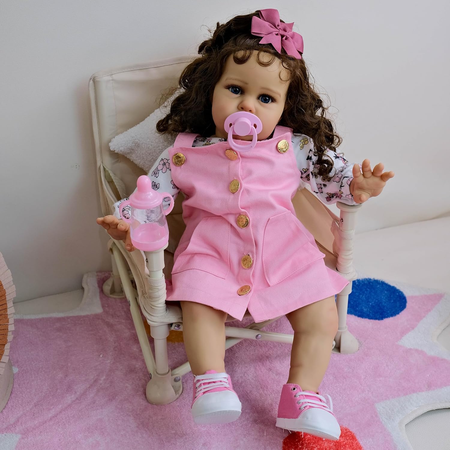 RXDOLL Realistic 24 Inch Toddler Girl Baby Doll
