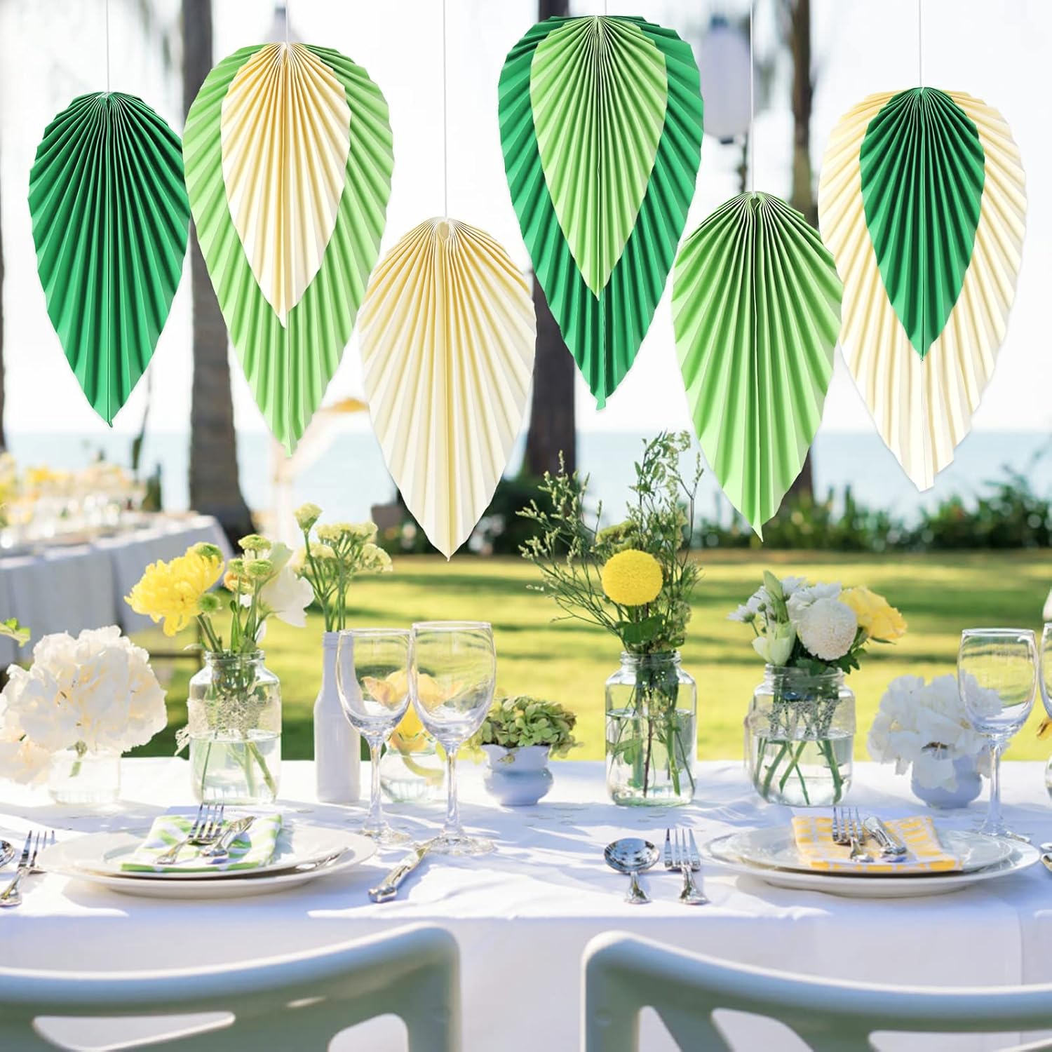 Easy Joy Paper Leaves Wall Decor Set of 9