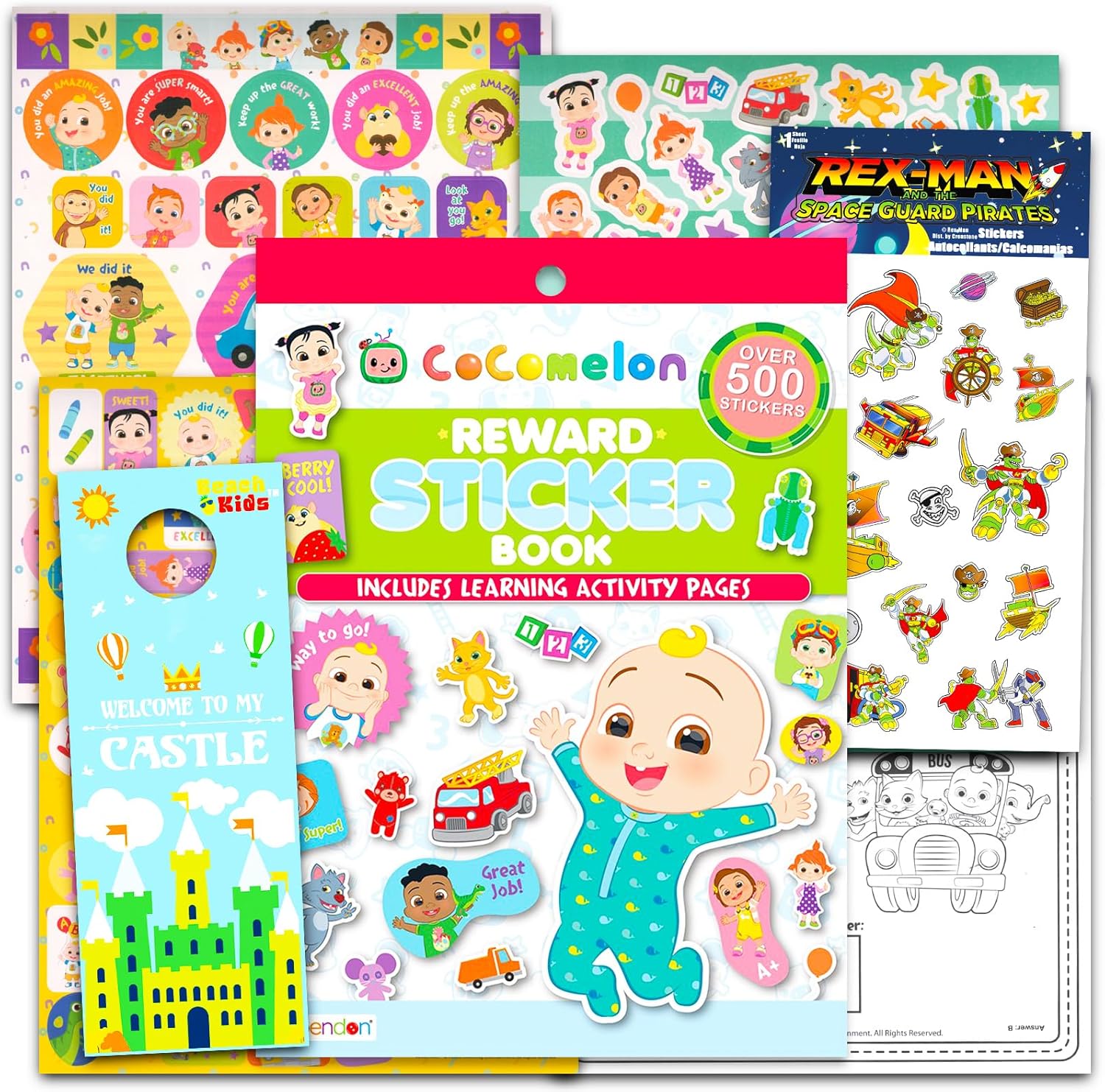 Cocomelon Potty Training Sticker Book for Toddlers