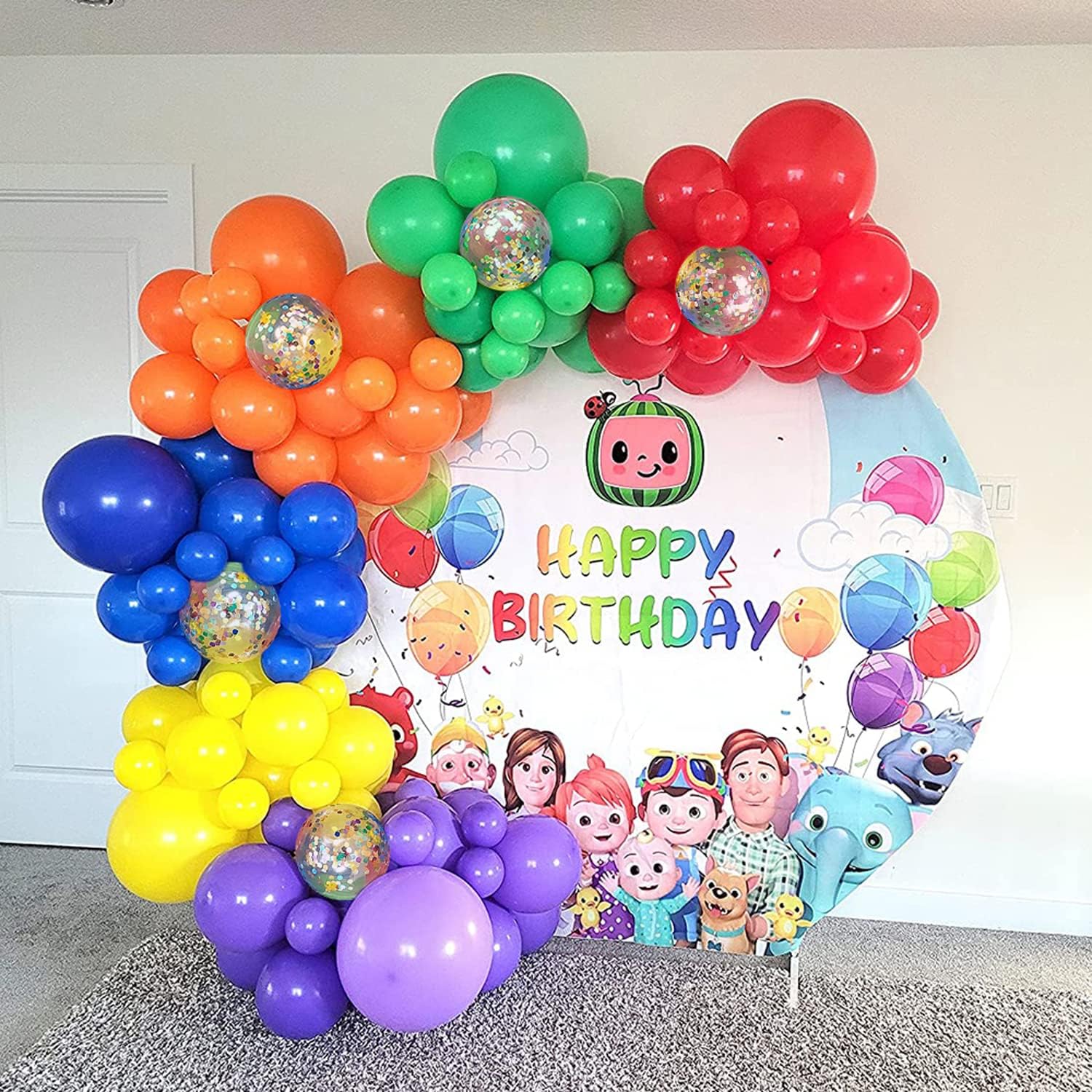 Rainbow Balloon Garland Arch Kit for Parties