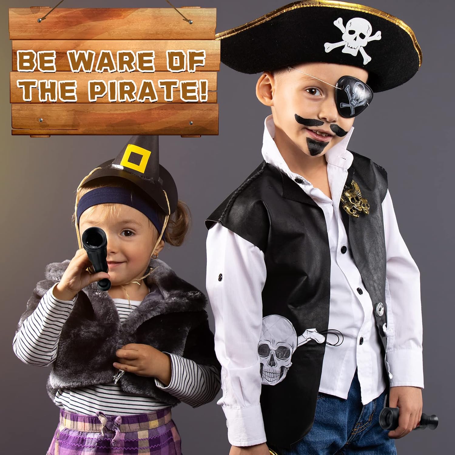 50 Pcs Pirate Telescope for Party Favors