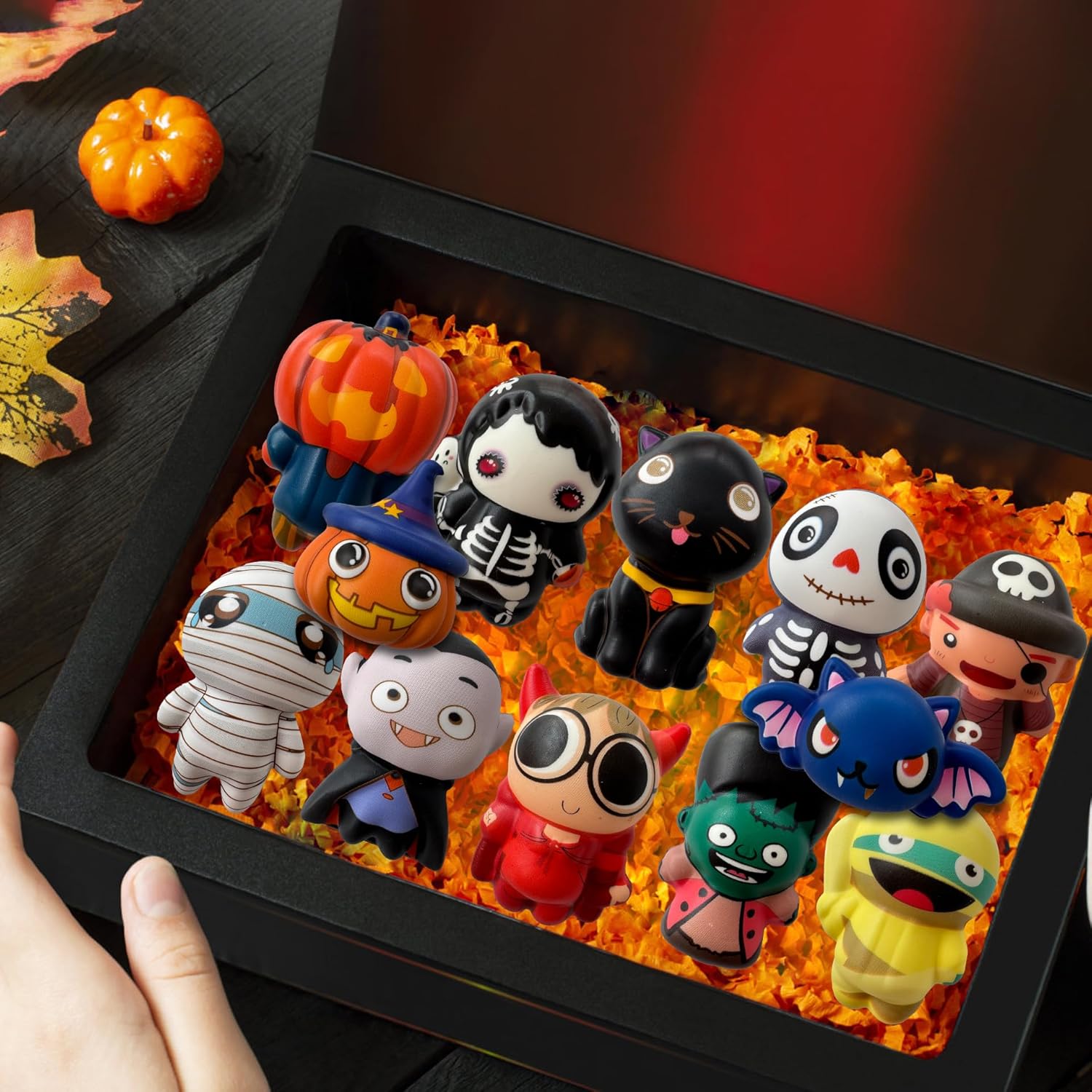 12 Pack Halloween Squishies Toys for Stress Relief