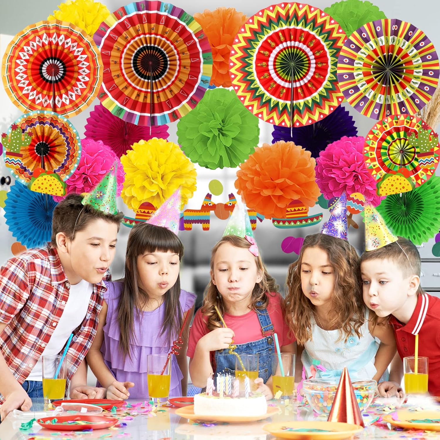 Zerodeco Fiesta Mexican Party Decorations 21 Pcs