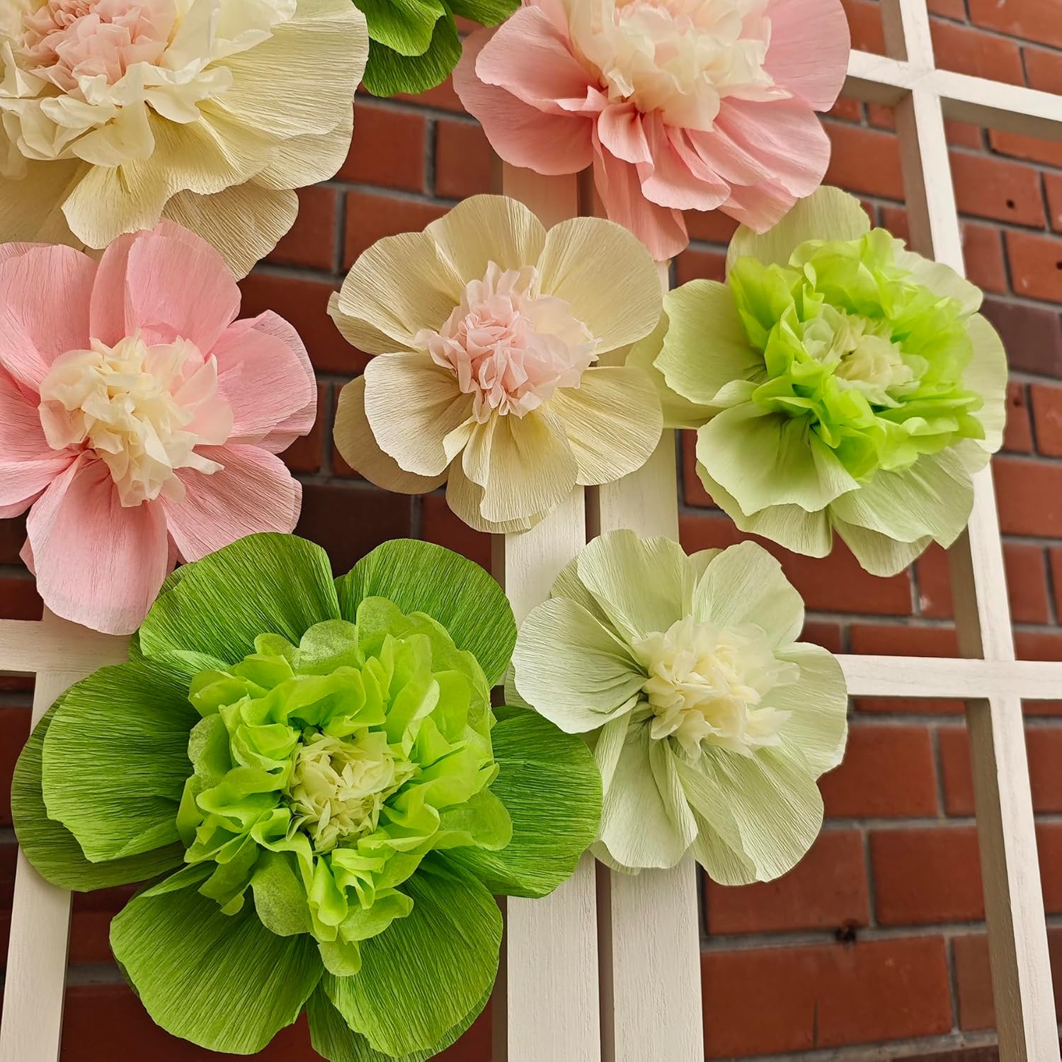 Mybbshower Crepe Paper Flowers for Decor