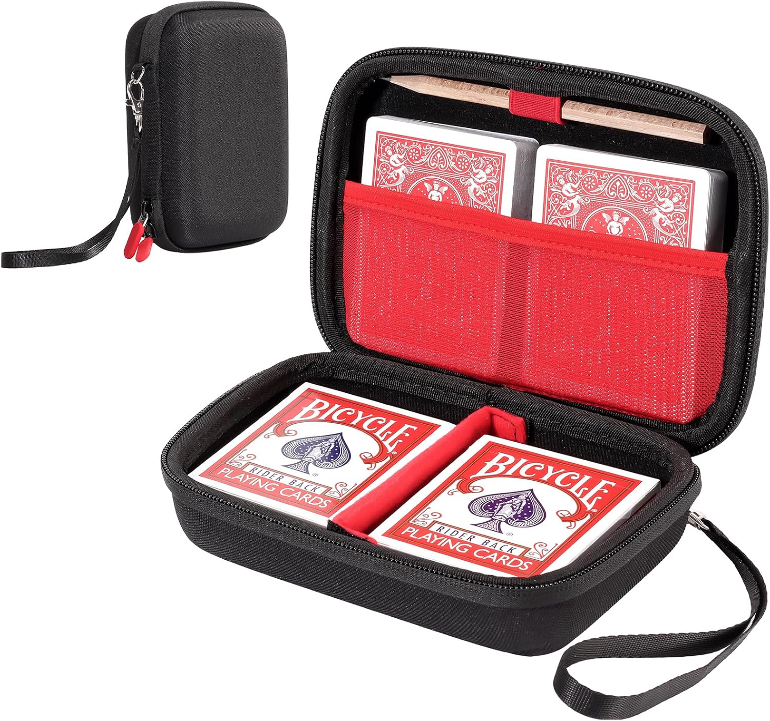 ProCase Hard Card Game Carrying Case - Black
