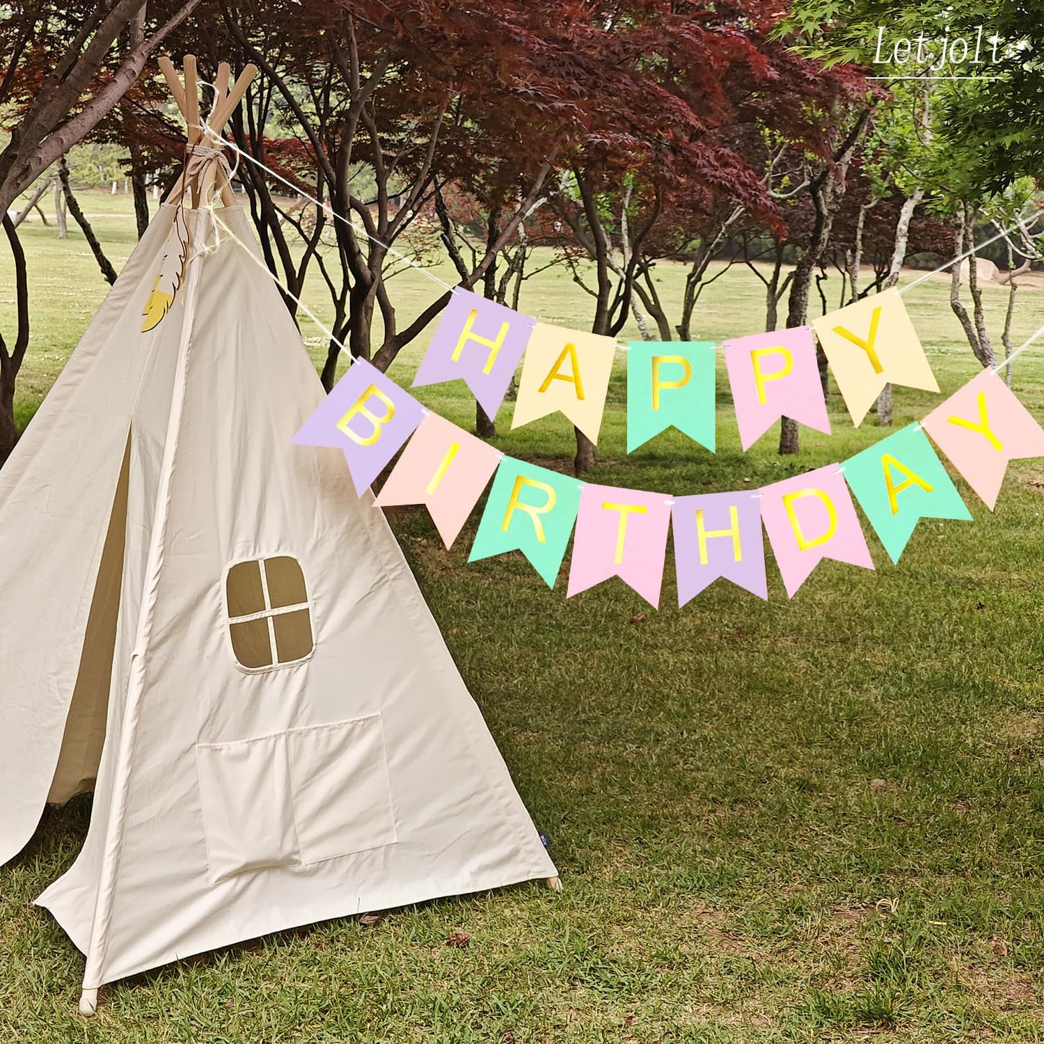 Letjolt Happy Birthday Banner Party Decorations