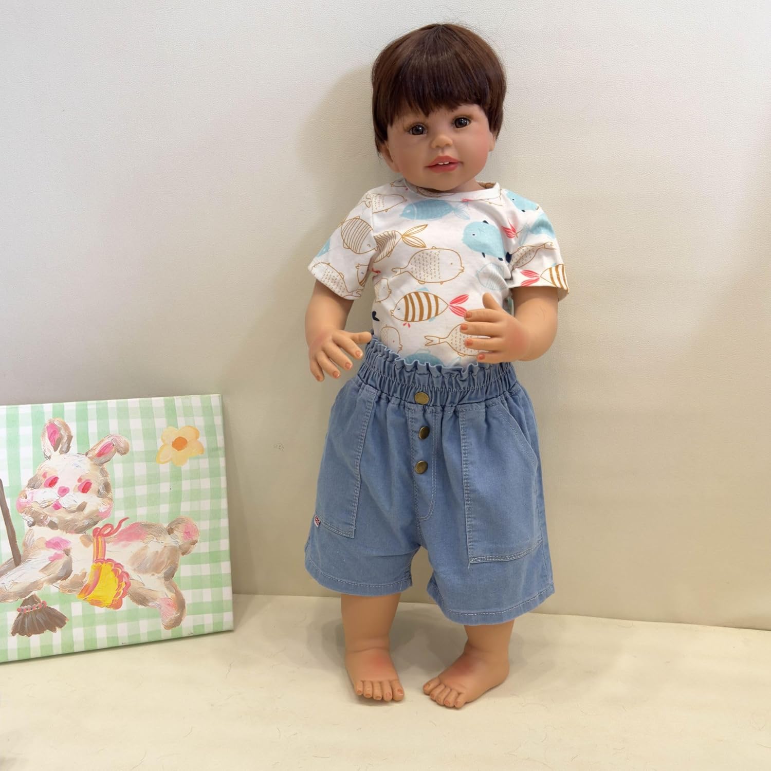 iCradle 28 Inch Realistic Toddler Reborn Doll