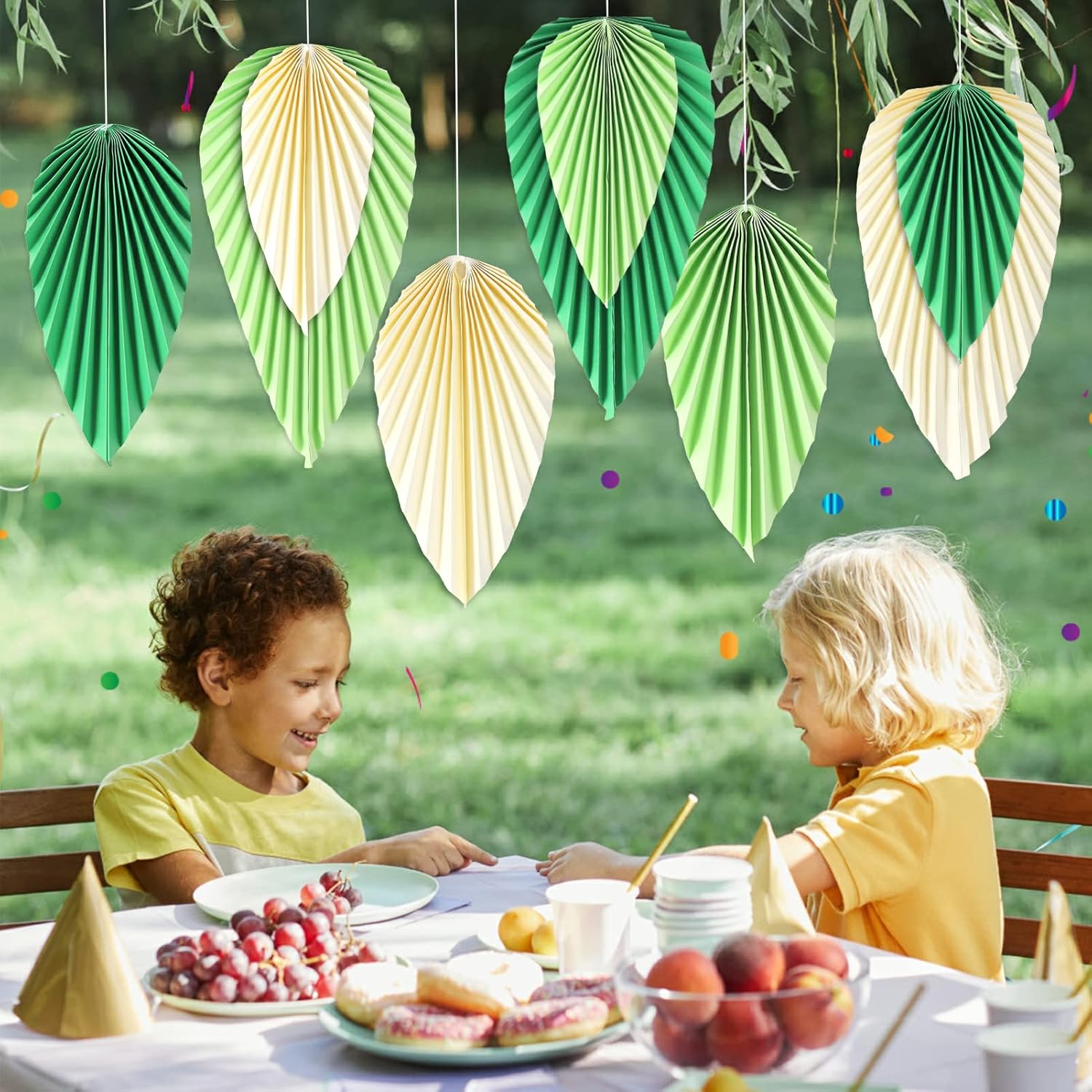 Easy Joy Paper Leaves Wall Decor Set of 9