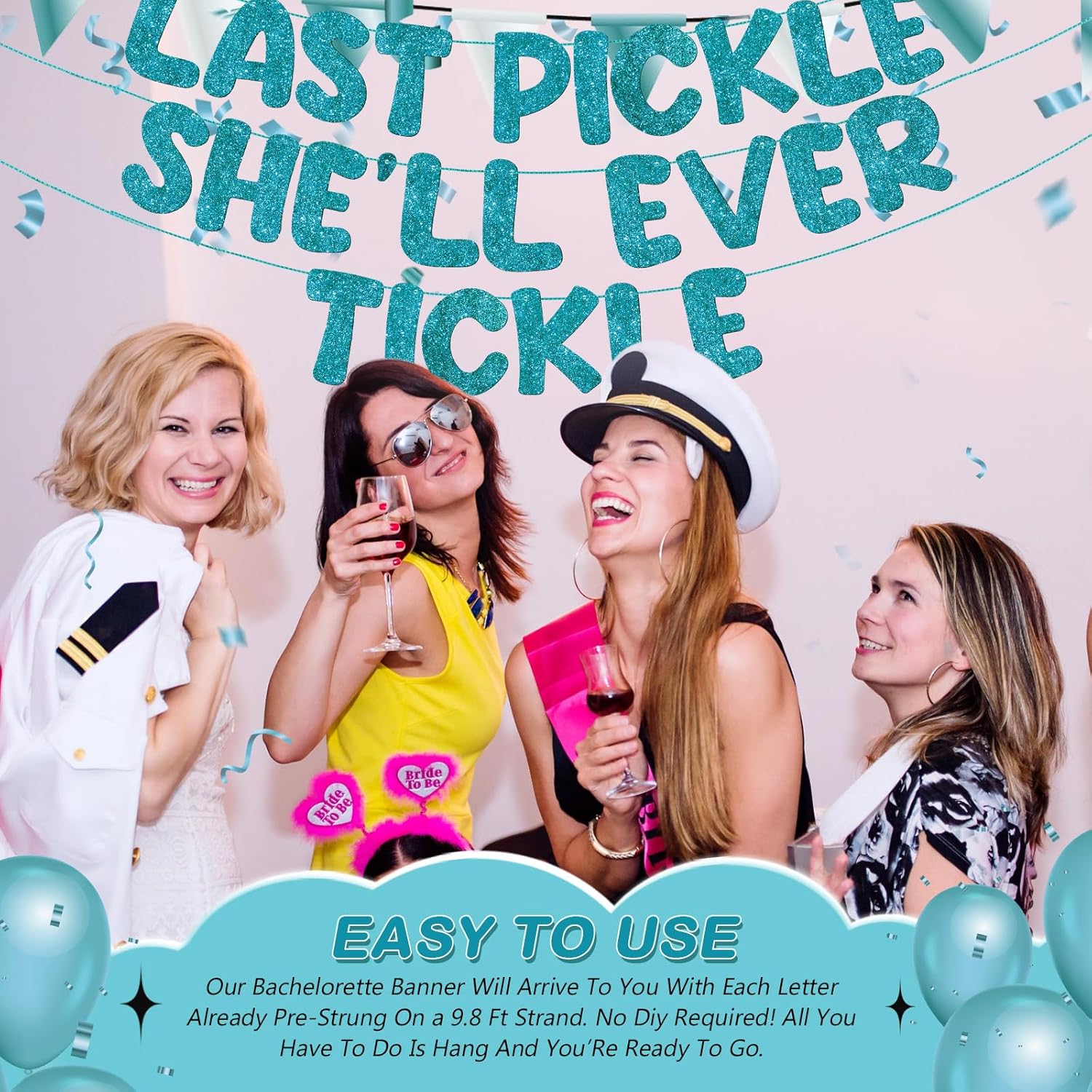 Fulmoon Pre Strung Funny Bachelorette Banner