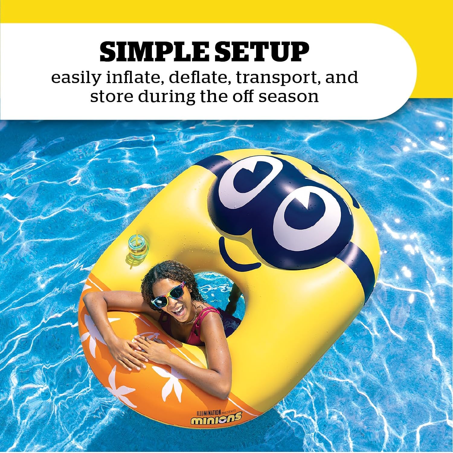 BigMouth Giant Minions Inflatable Pool Float