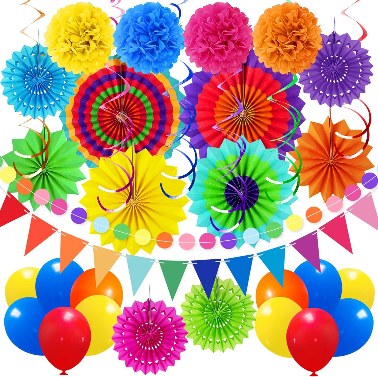 48 Piece Cinco De Mayo Fiesta Decorations