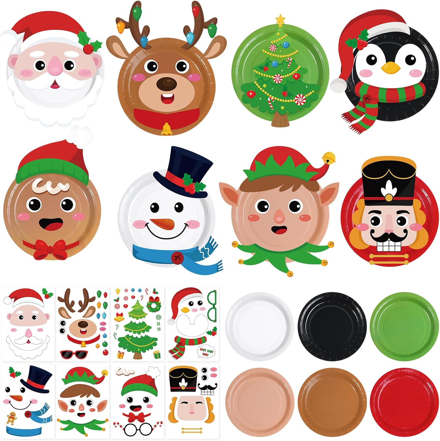 24 Pack Christmas Art Craft Kit for Kids Ages 4-8