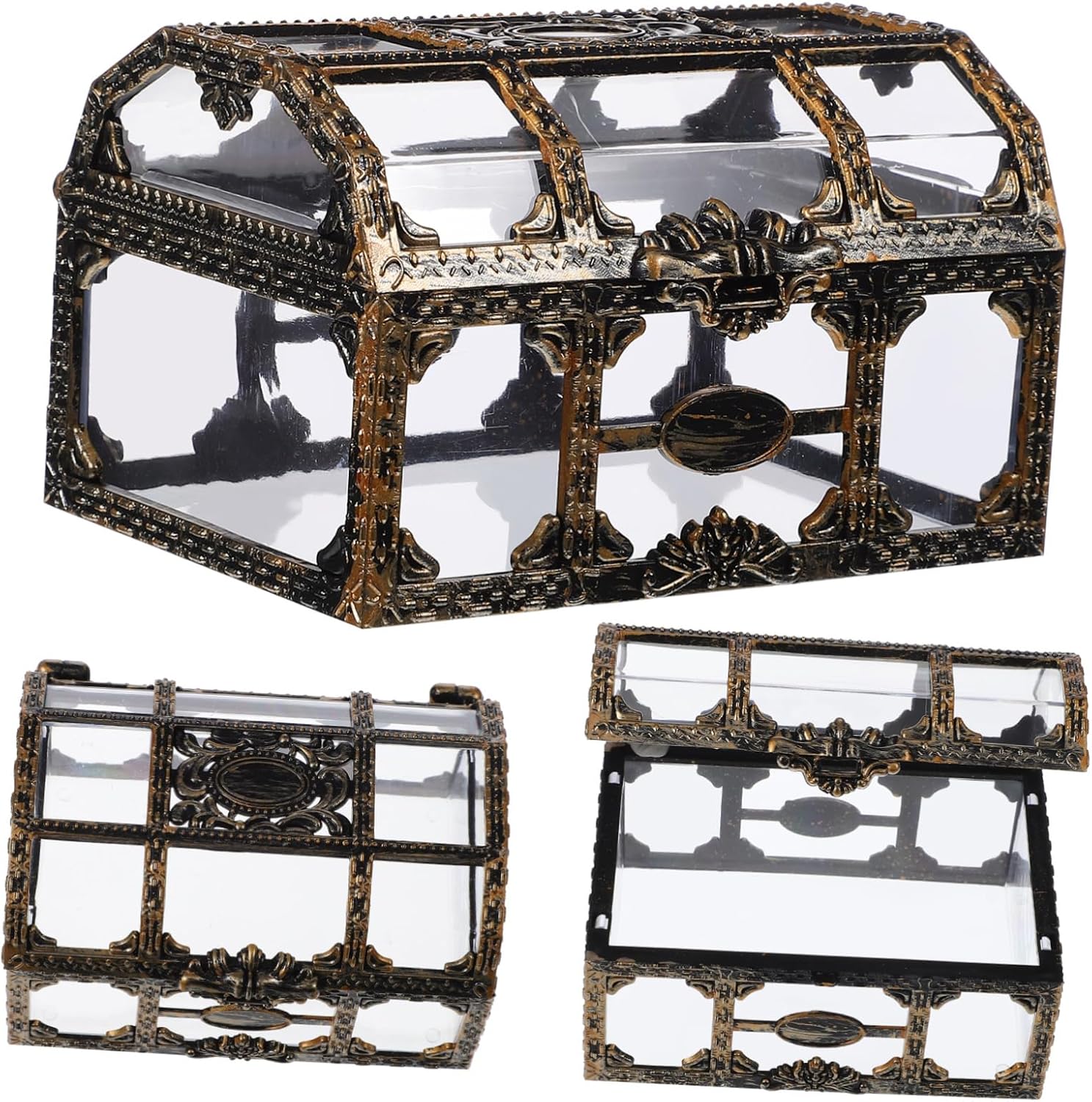 GALPADA Pirate Diving Gem Treasure Chest for Pool