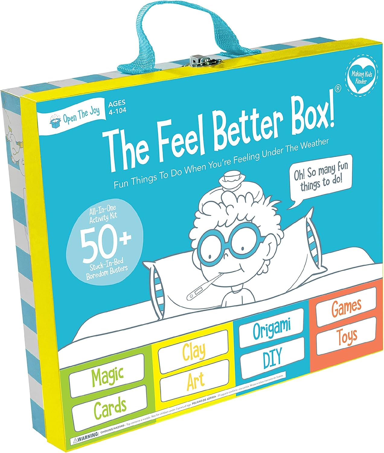 Open The Joy Feel Better Box for Kids Ages 4